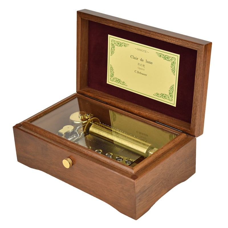 高級オルゴール 72弁 ウォールナット ♪カノン | オルゴールショップ