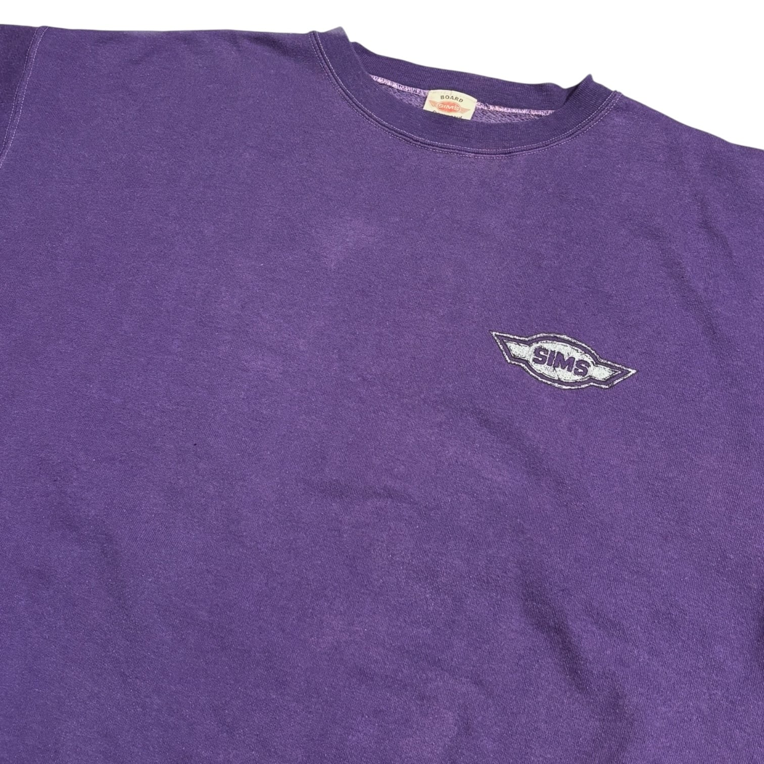 90's SIMS Print Sweat L / シムス スケートボード プリント