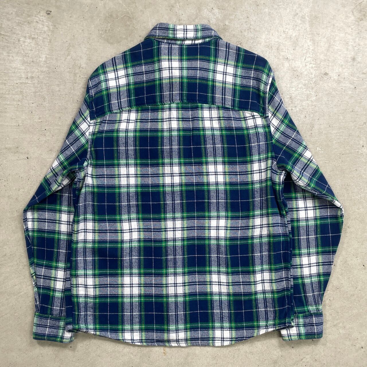 00年代 GAP オールドギャップ チェックシャツ ネルシャツ メンズM 古着