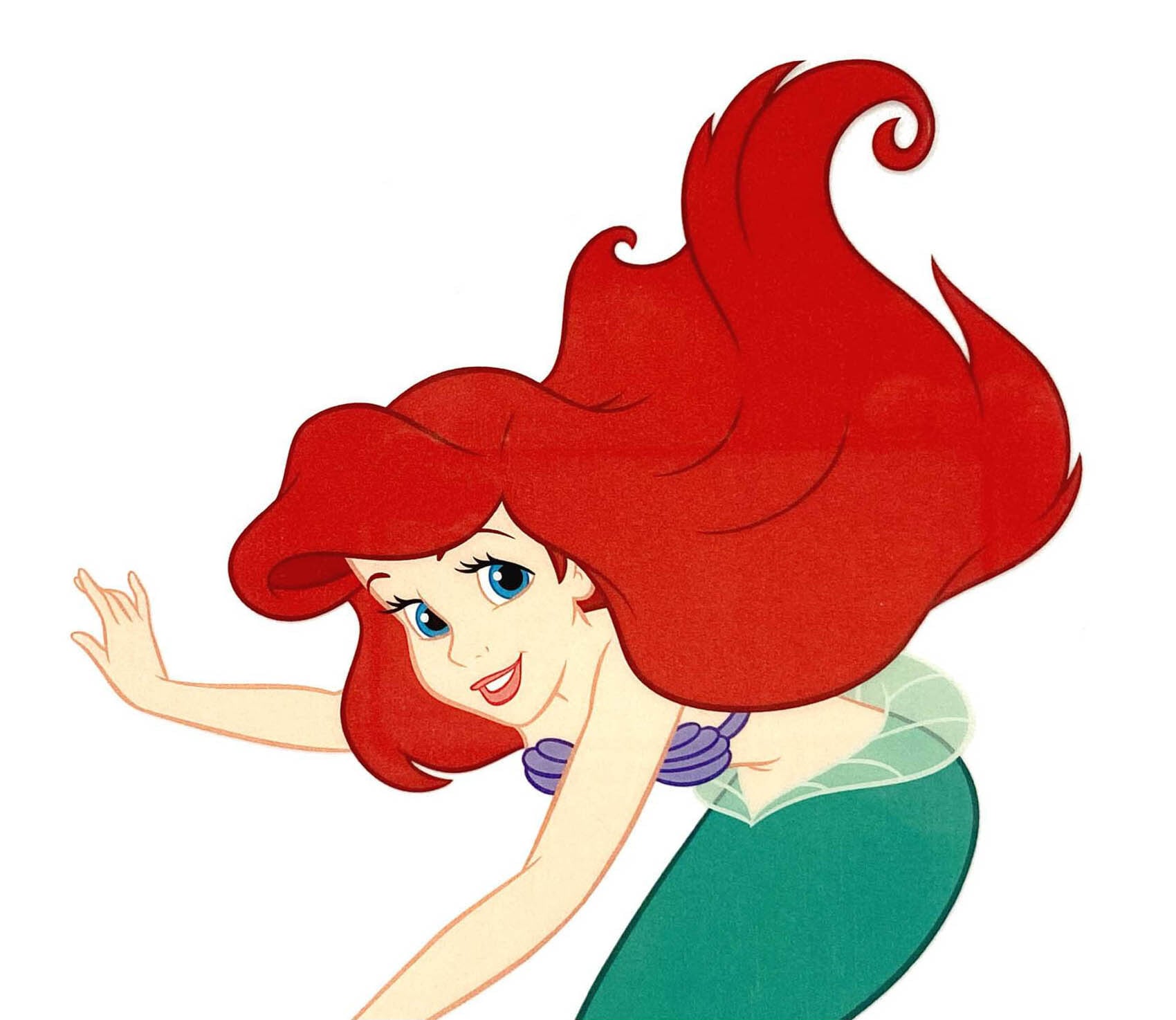 ディズニー セル画「リトルマーメイド/アリエル」額縁2種選択可 展示用