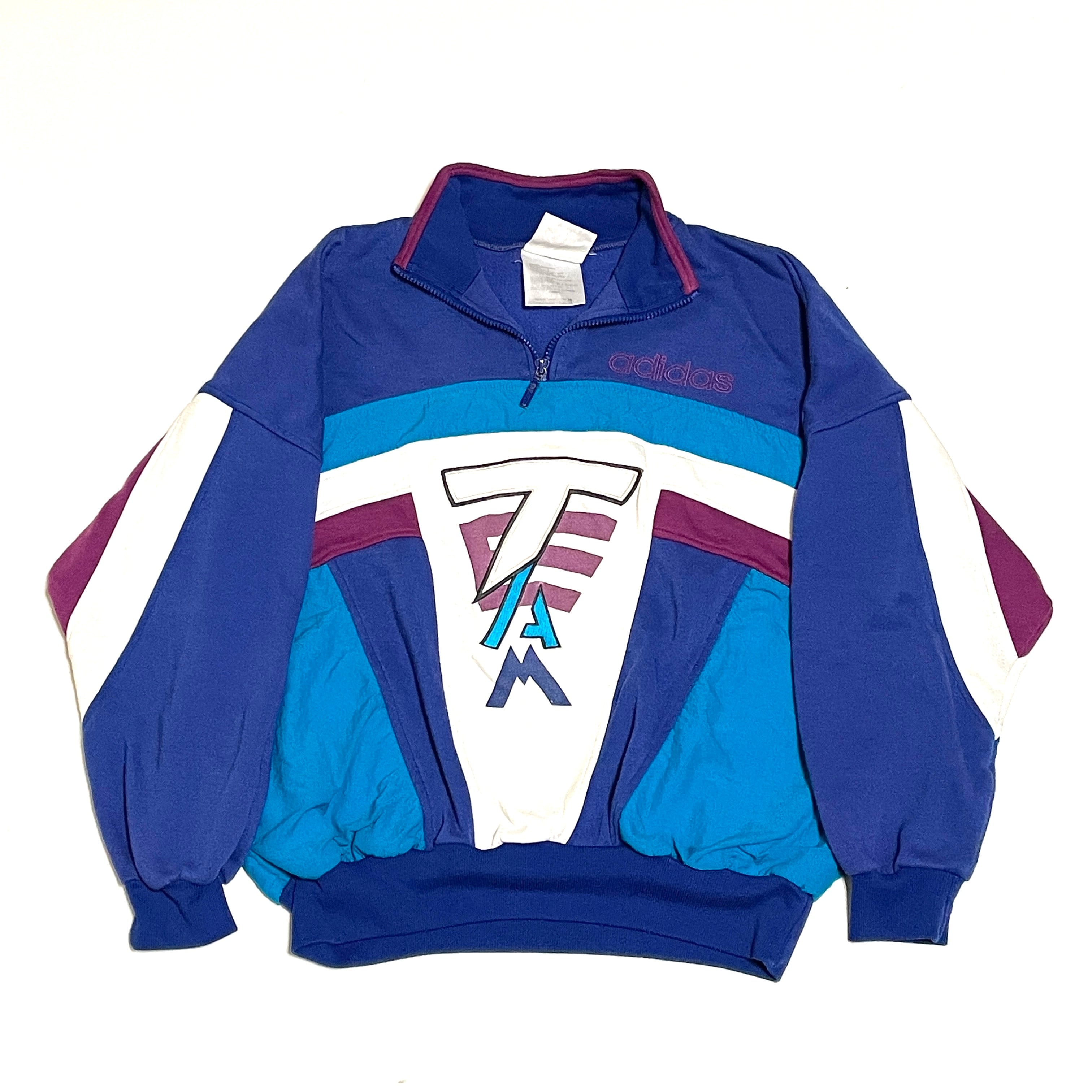 80s ビンテージ アディダス マルチカラー スウェット King Gnu常田大希