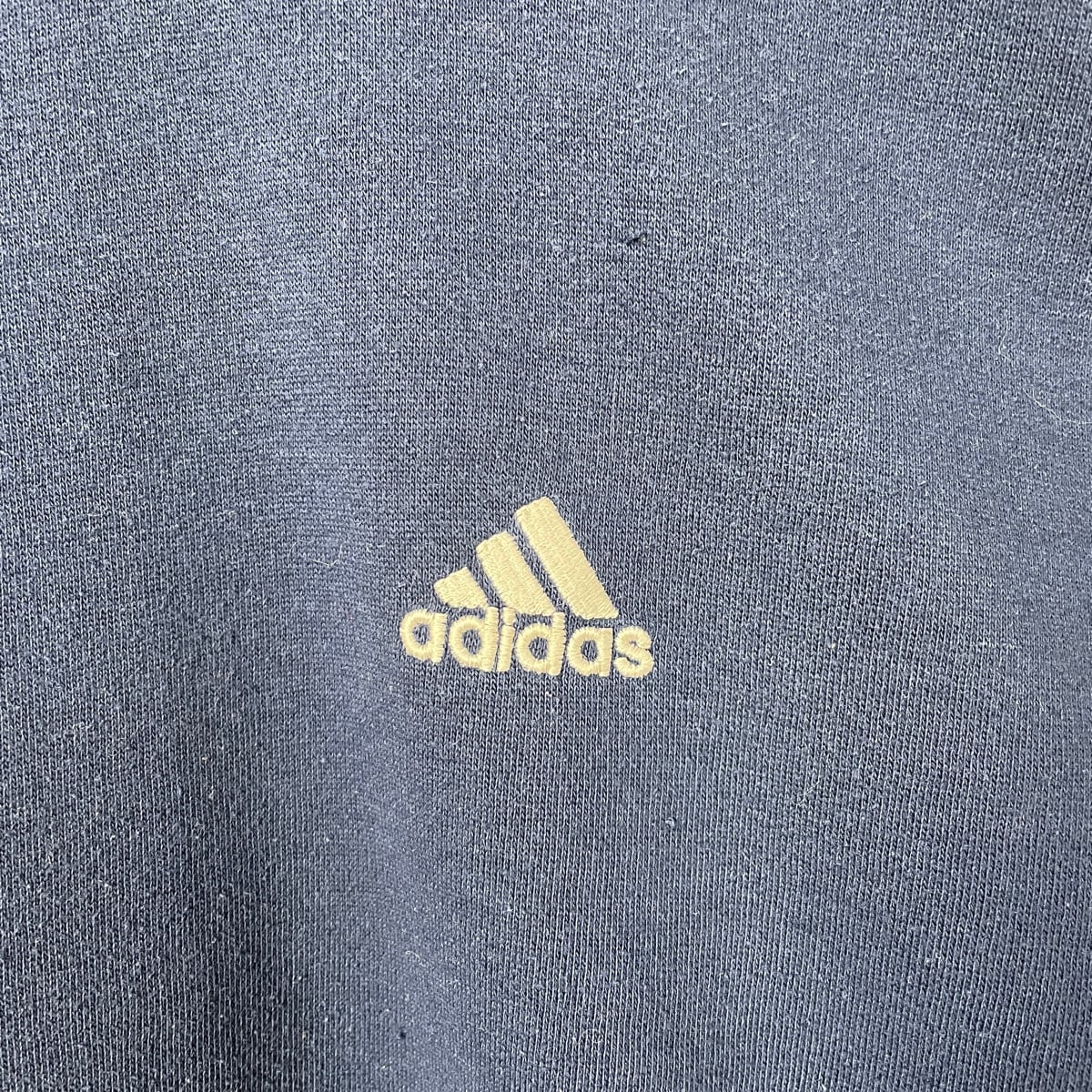 90s adidas スウェット アディダス ワンポイント 刺繍ロゴ 古着