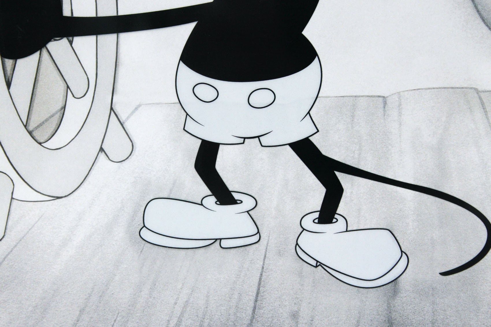 ディズニー セル画「ミッキーマウス/蒸気船ウィリー」額縁2種選択可