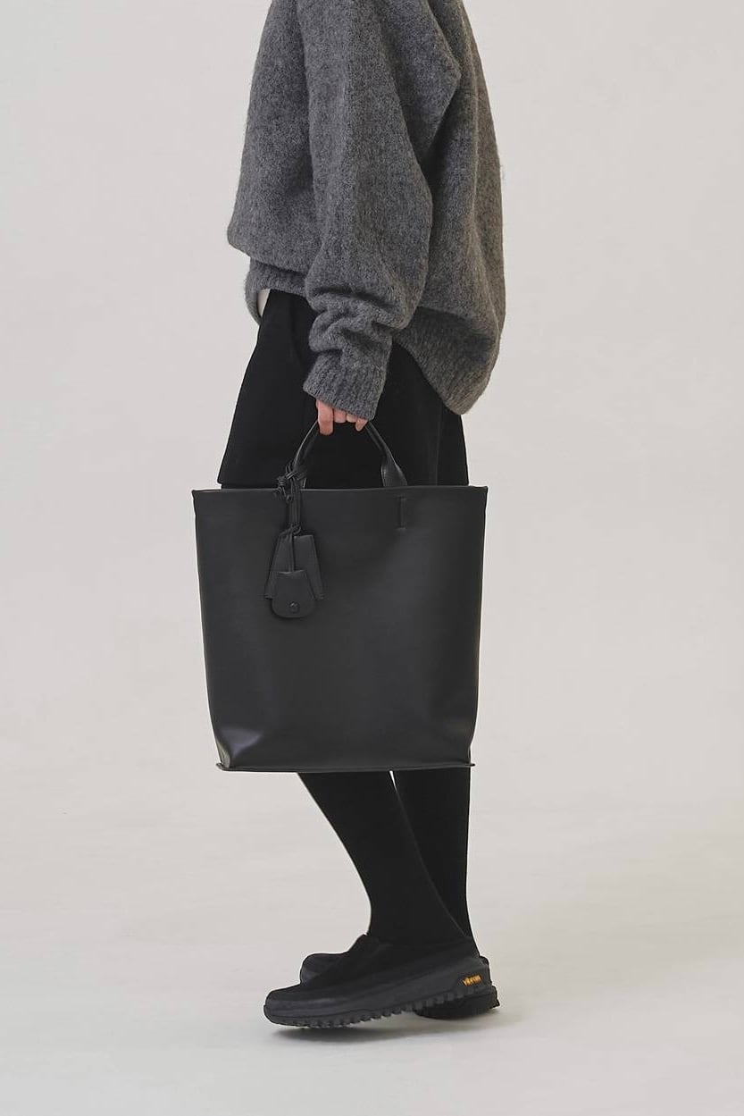 TODAYFUL Useful Leather Bag (L) ユーズフルレザーバッグ Black