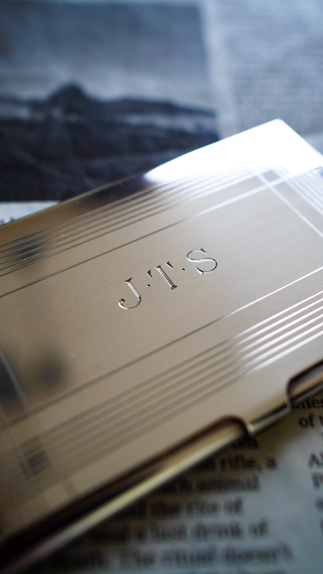 VINTAGE】TIFFANY&Co. ティファニー エンジンターン ビジネス カード