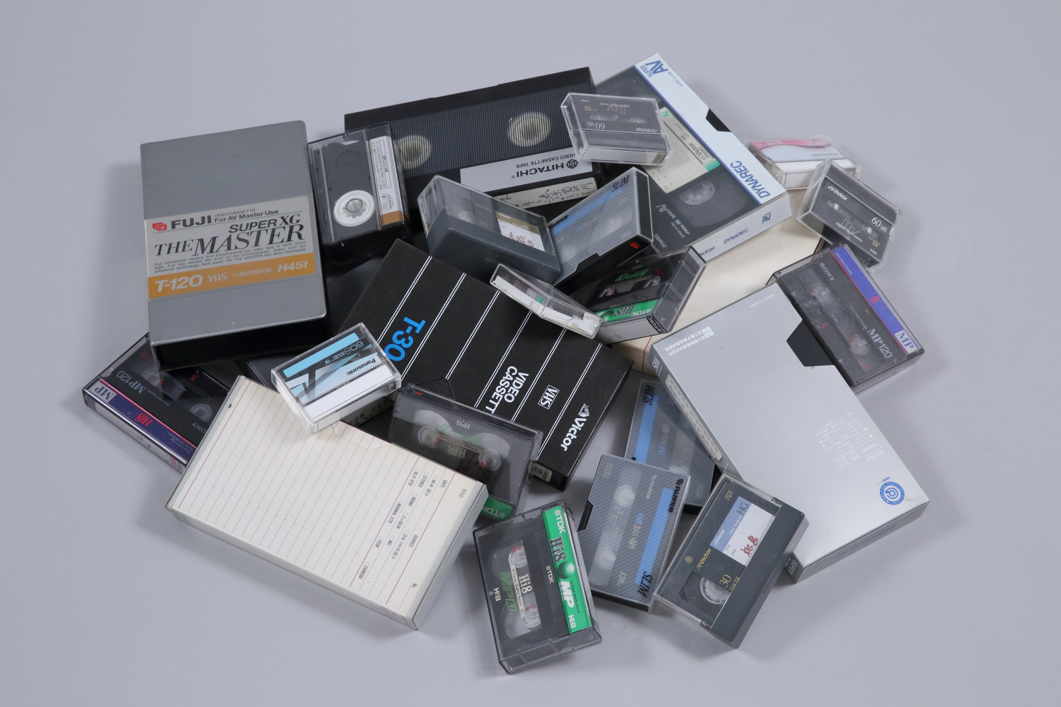 ビデオテープのデジタル化：10本セット(小) | おもいで写真デジタイズ