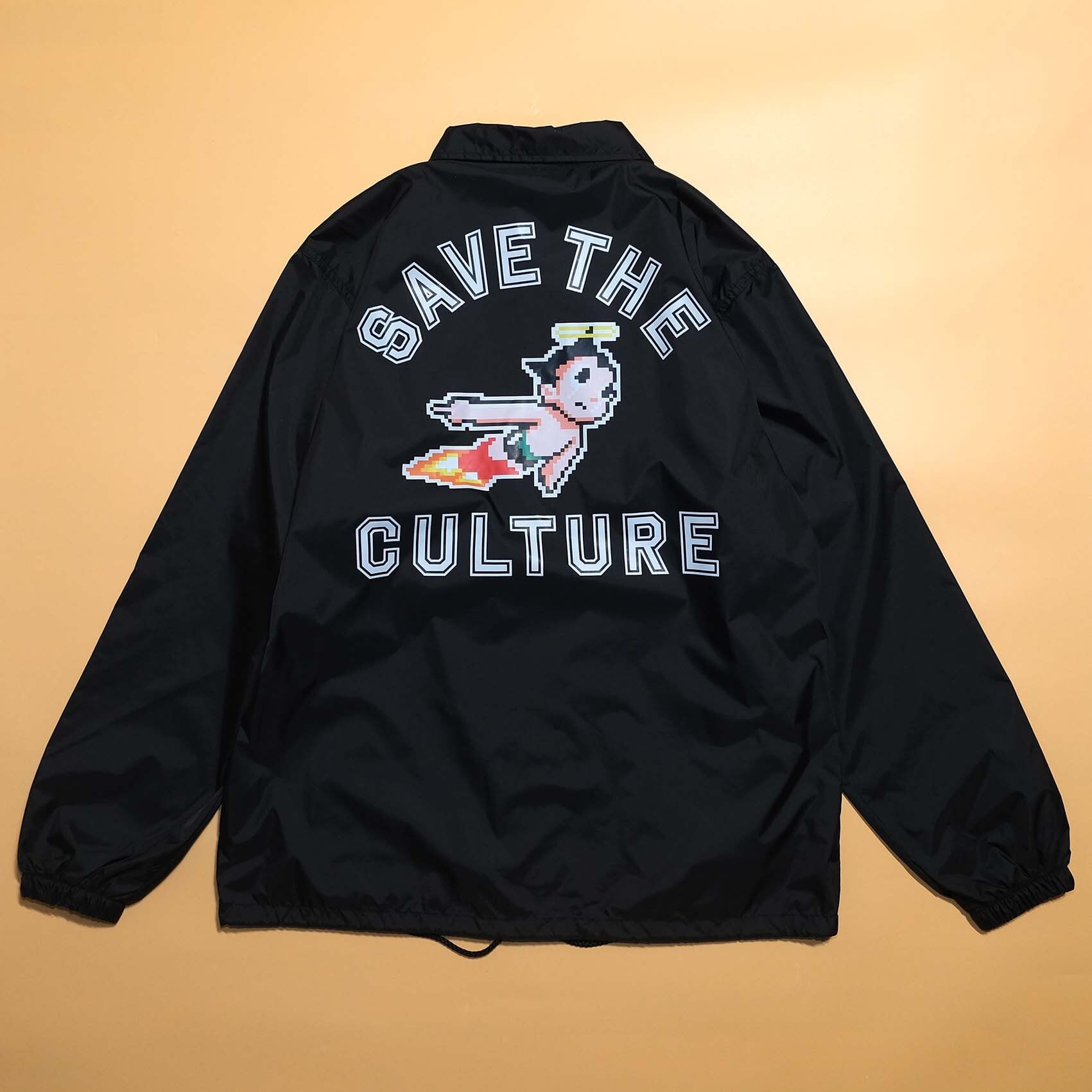 SAVE THE CULTURE (BOX) Coach JKT【ナイロンコーチジャケット