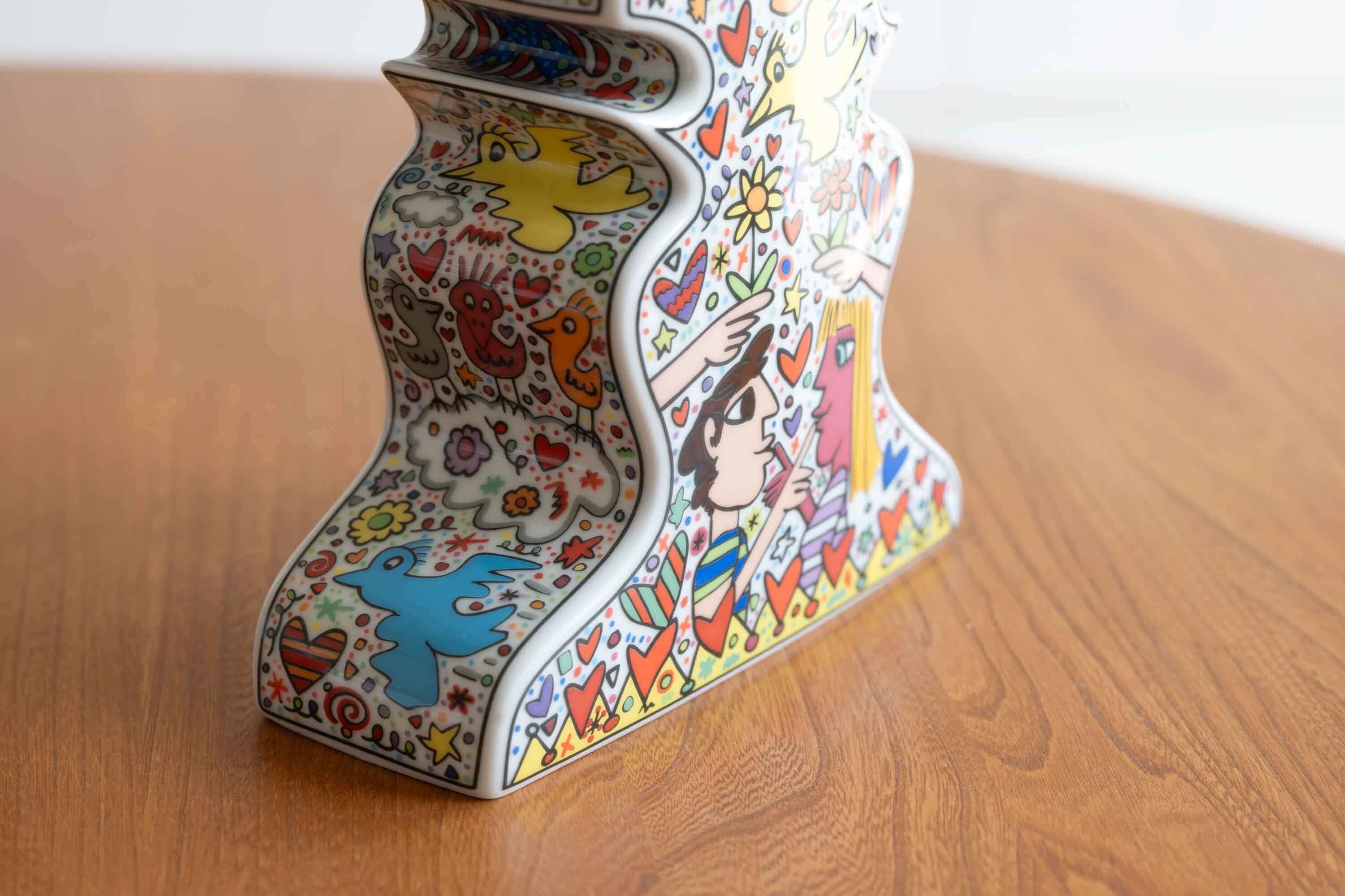 James Rizzi ジェームス・リジィ デザイン Love Vase ドイツ Rosenthal