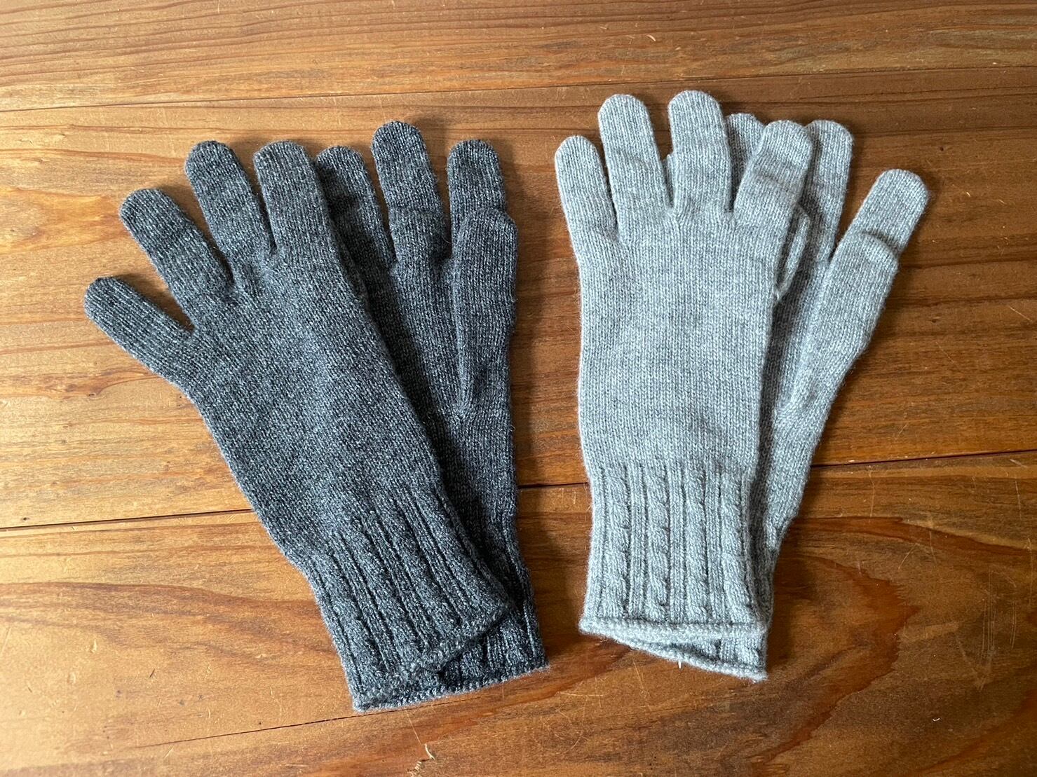 JOHNSTONS CASHMERE KNIT ケーブル編みGLOVES | PADDY'S