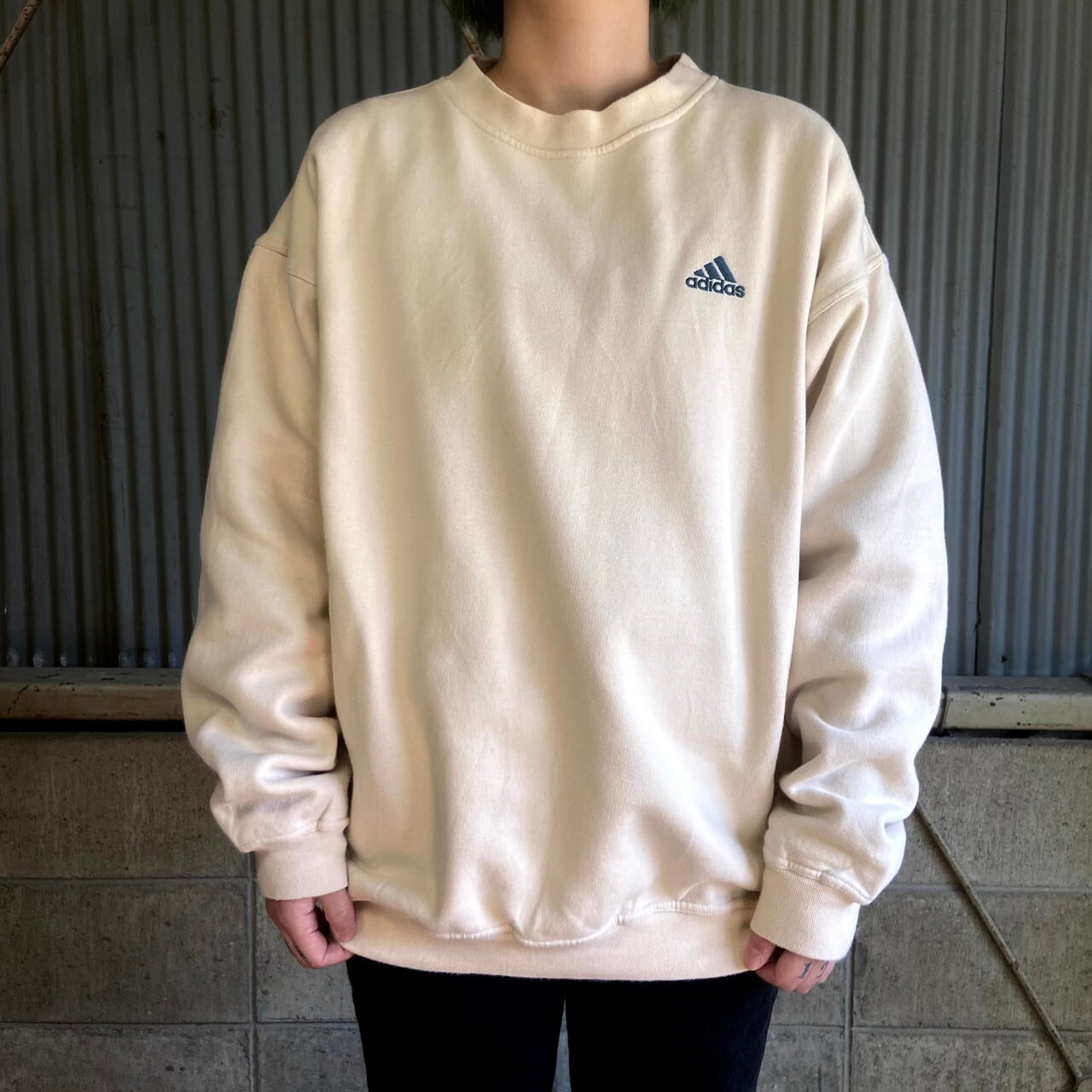 90年代 adidas アディダス ワンポイントロゴ スウェット トレーナー