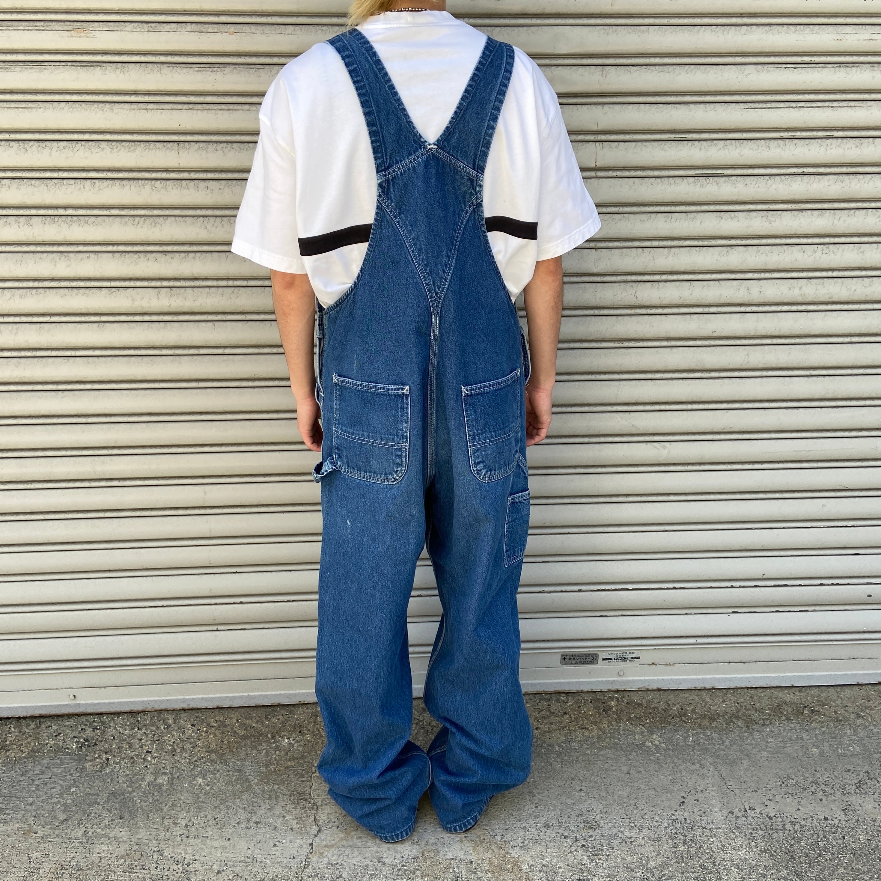 90s Carhartt カーハート デニムオーバーオール ワーク ペンキ | 古着
