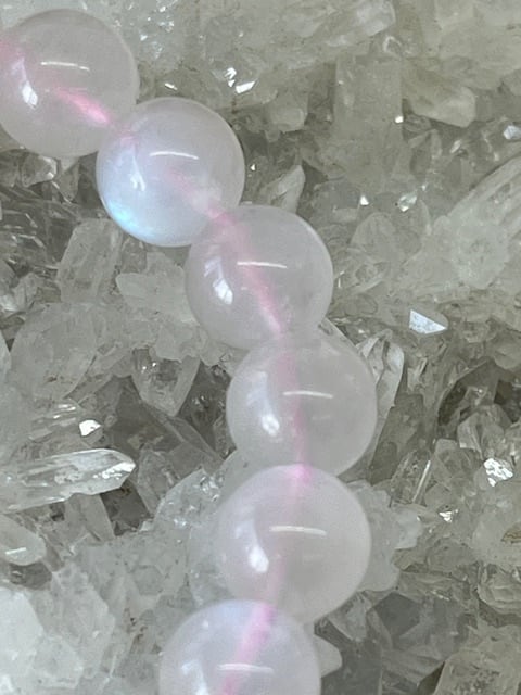 ♡恋愛成就♡ ピンクムーンストーン ブレスレット約9㎜ | Pay ID