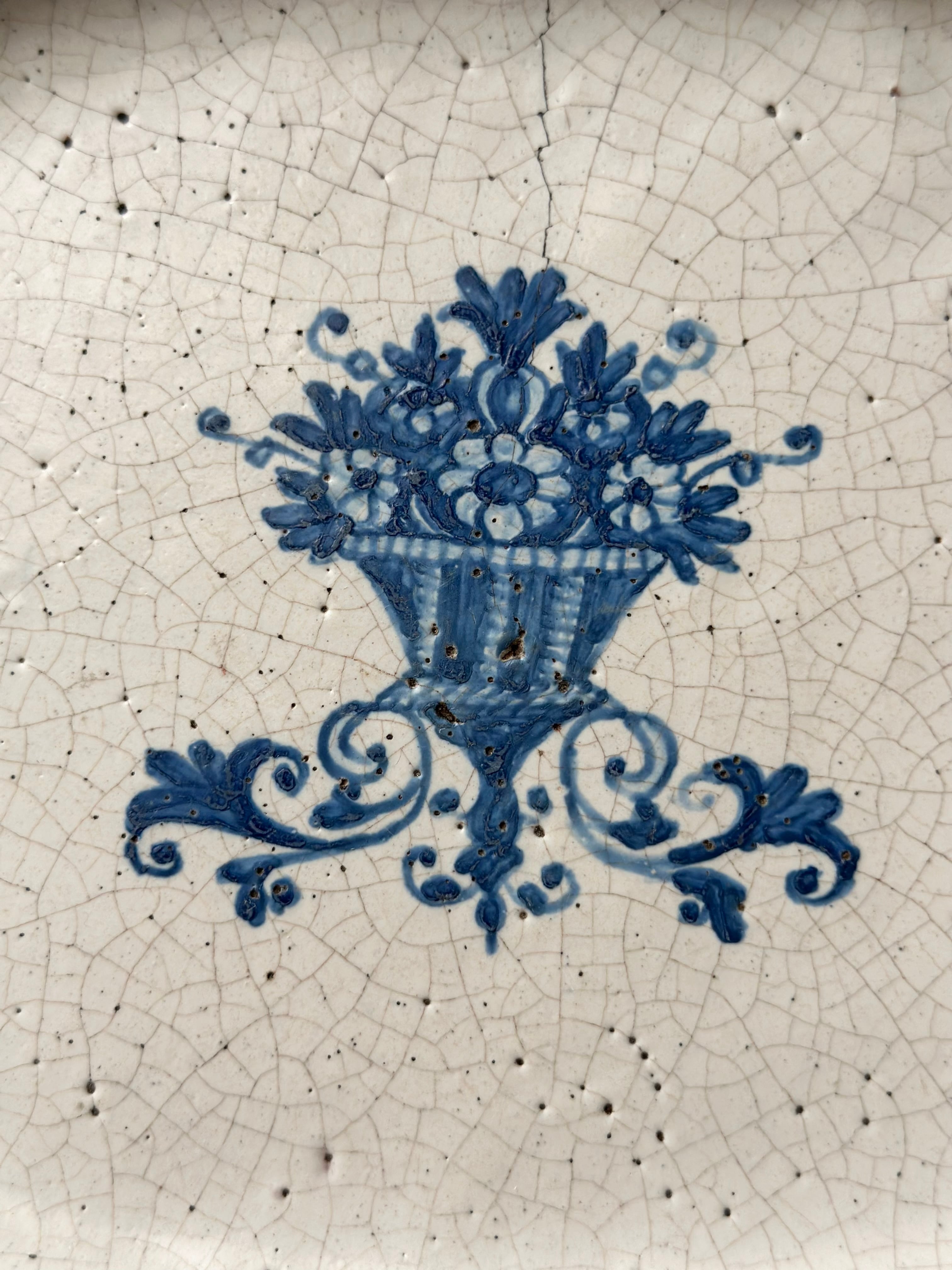 french antique platter / 18世紀のオクトゴナル皿 | VIRON antique