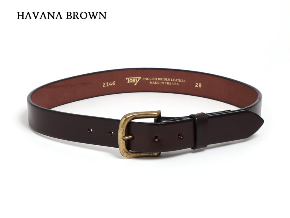 TORY LEATHER トリーレザー HAVANA BROWN ブライドルレザー ストラップ