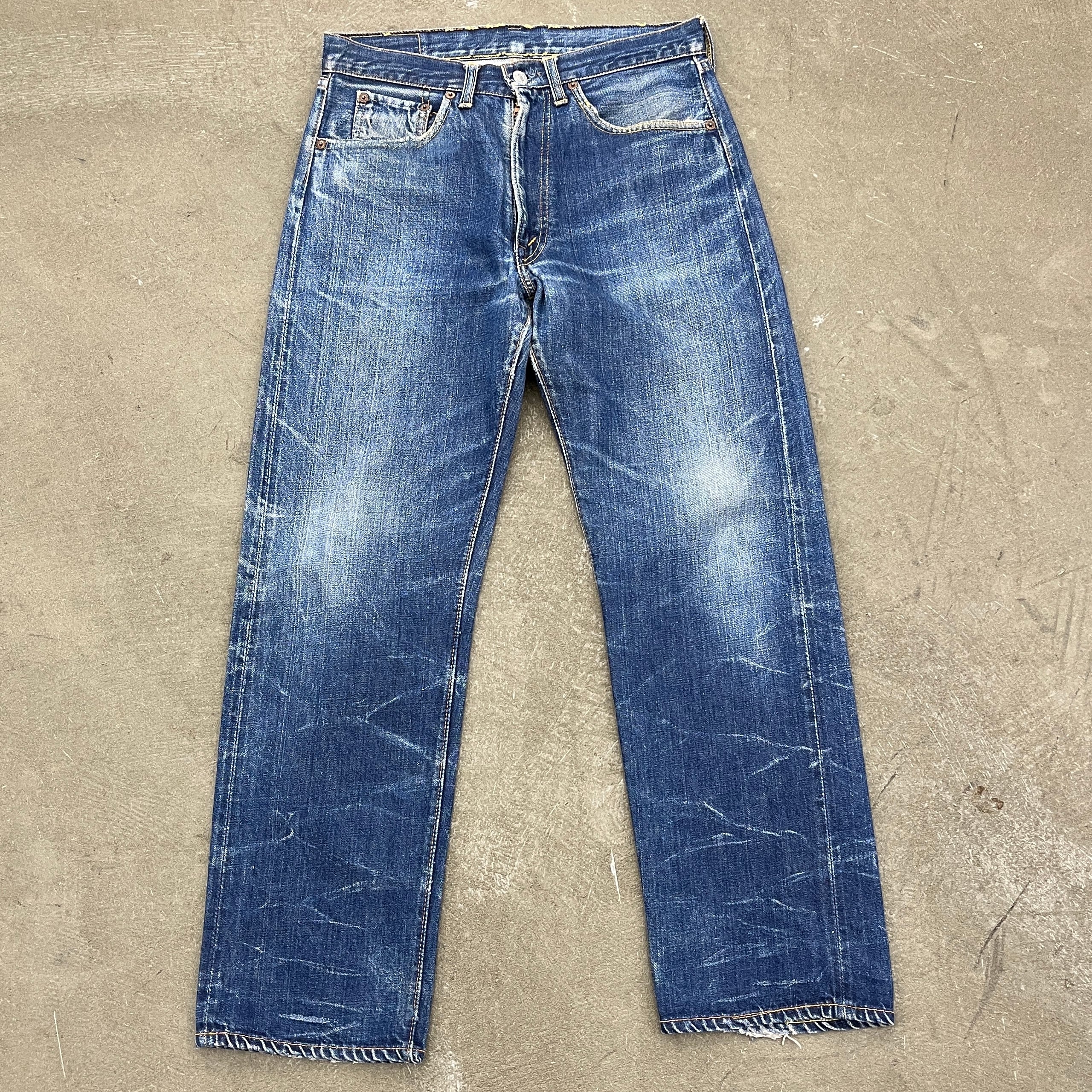 70s Levi's 502 Big E Denim Pants 70年代 リーバイス 502 デニム