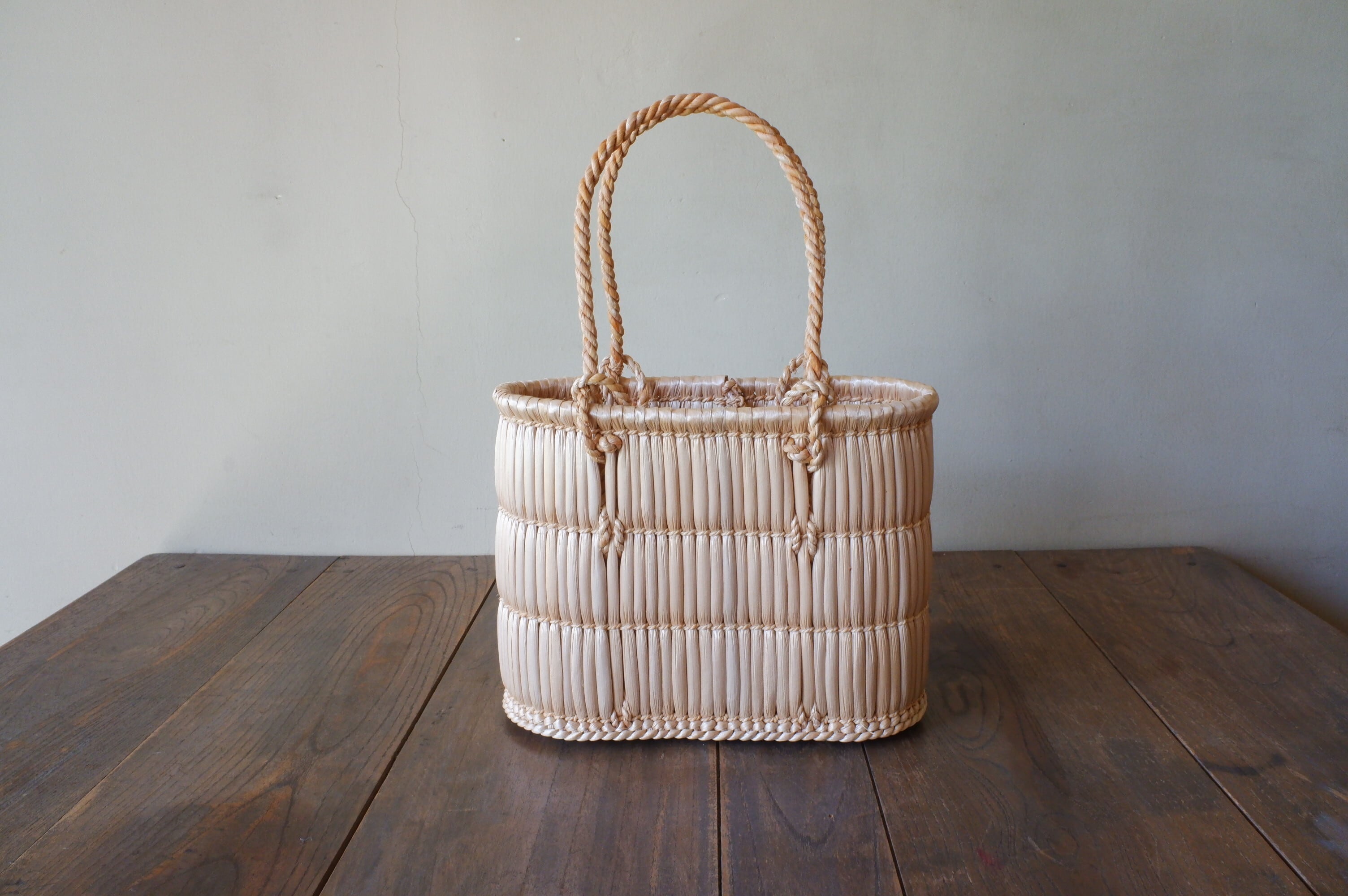 蒜山がま細工 手提げ ミニミニ | 木琴堂