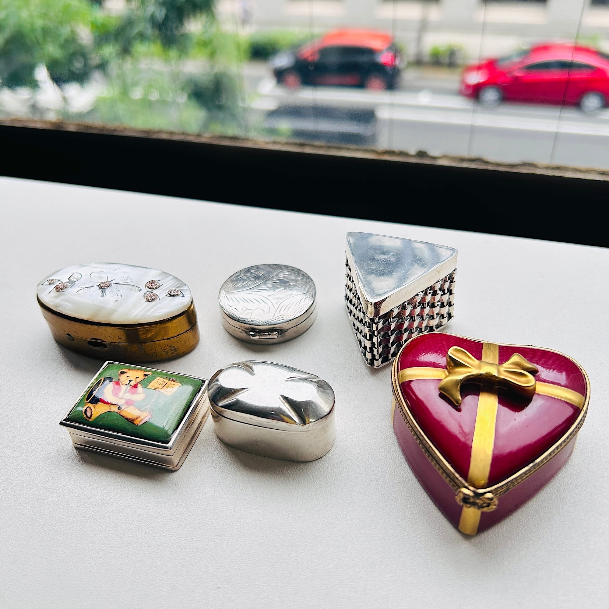 仏ヴィンテージ Limoges リモージュボックス（ハート・バレンタイン