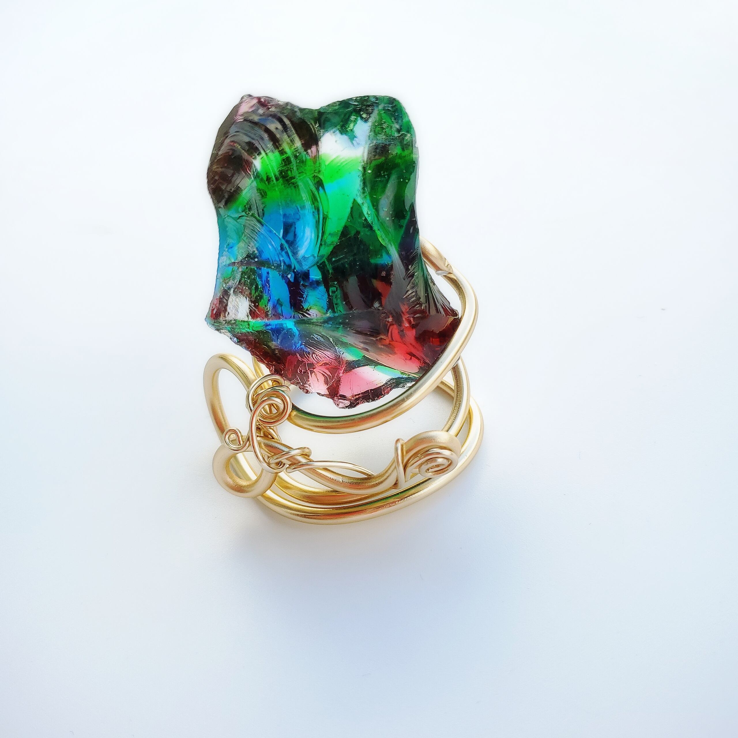 レインボーアンダラクリスタル（レムリア水の女神） | オルゴナイト