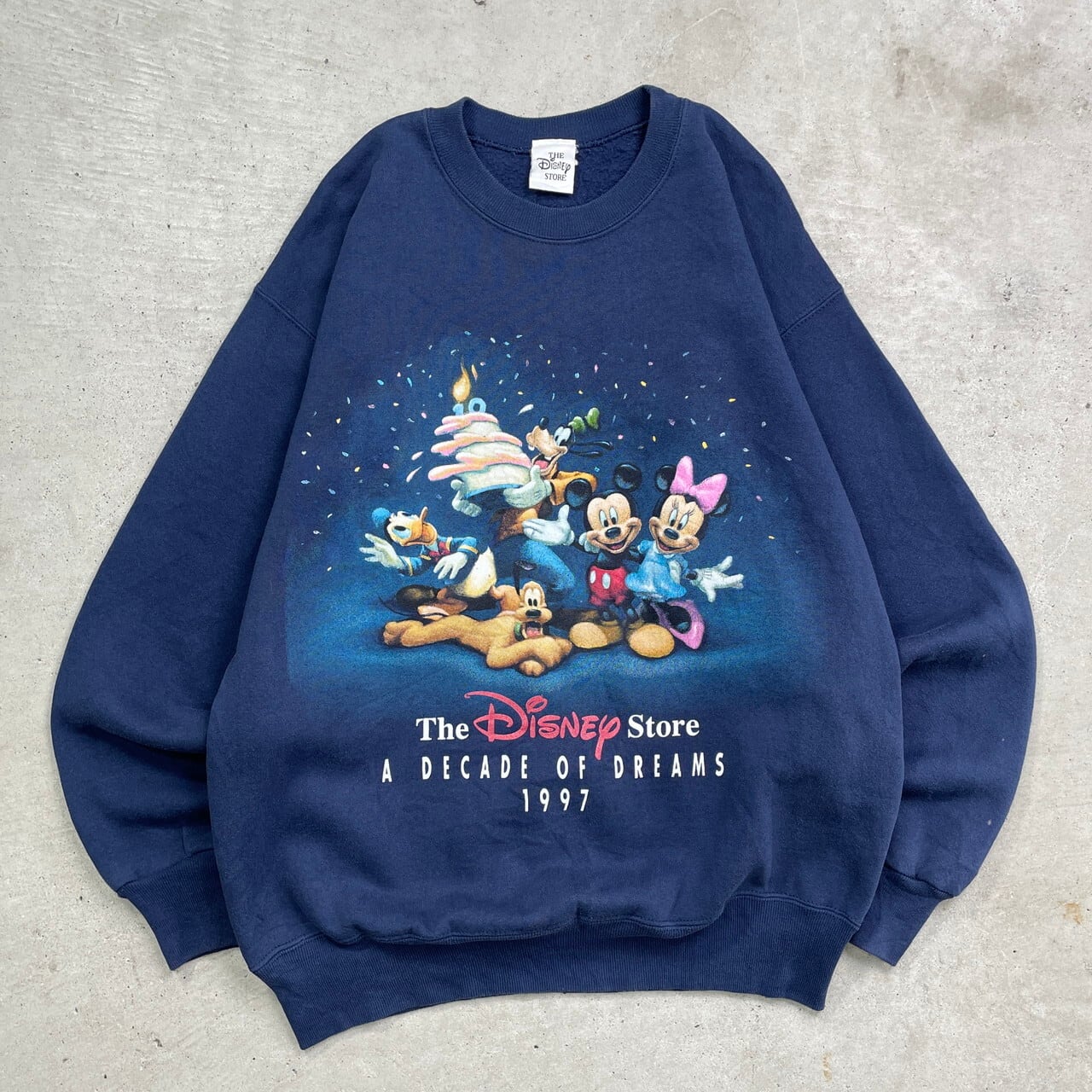 90年代 USA製 THE DISNEY STORE ディズニー キャラクタープリント