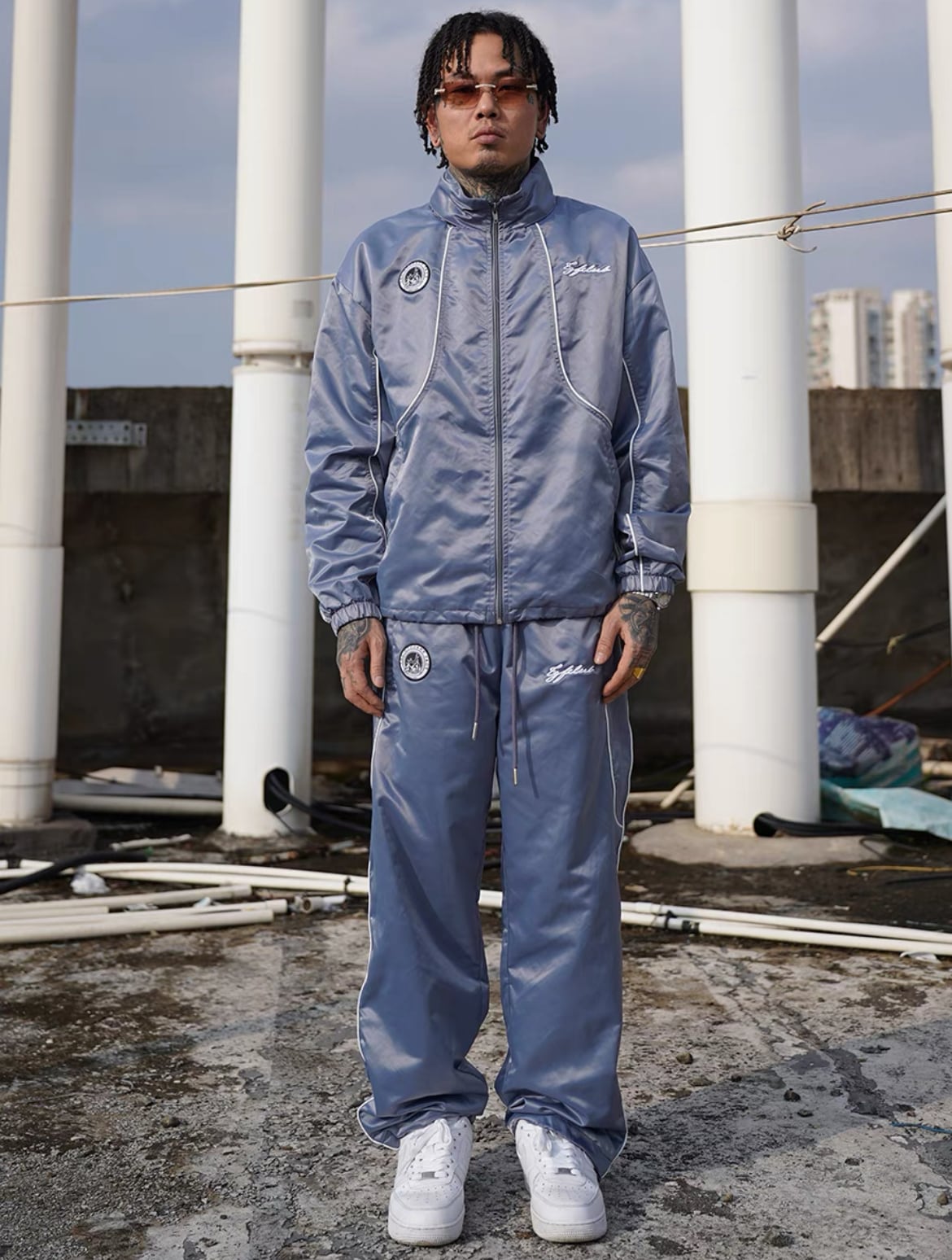 ナイロンセットアップパンツ（gr80） | groovy.japan