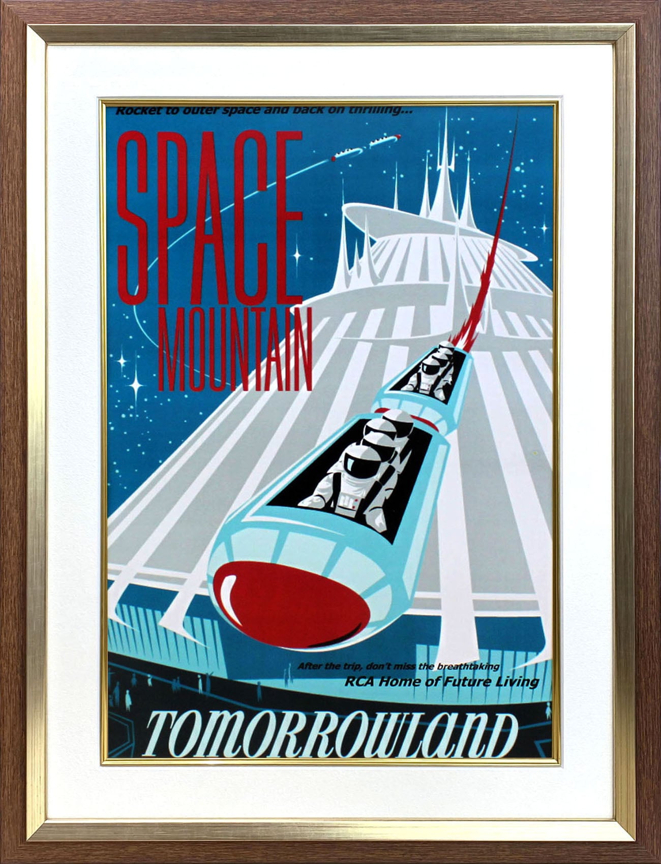 ディズニー テーマパーク ポスター「トゥモローランド/スペース