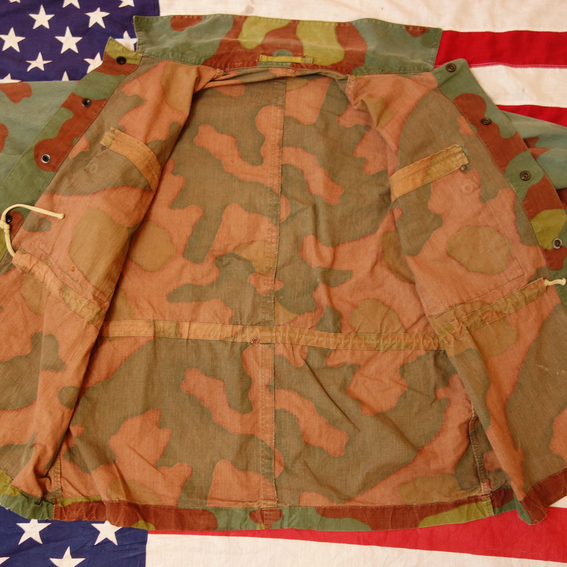60's〜【イタリア軍】サンマルコカモ 迷彩 ミリタリー フィールド