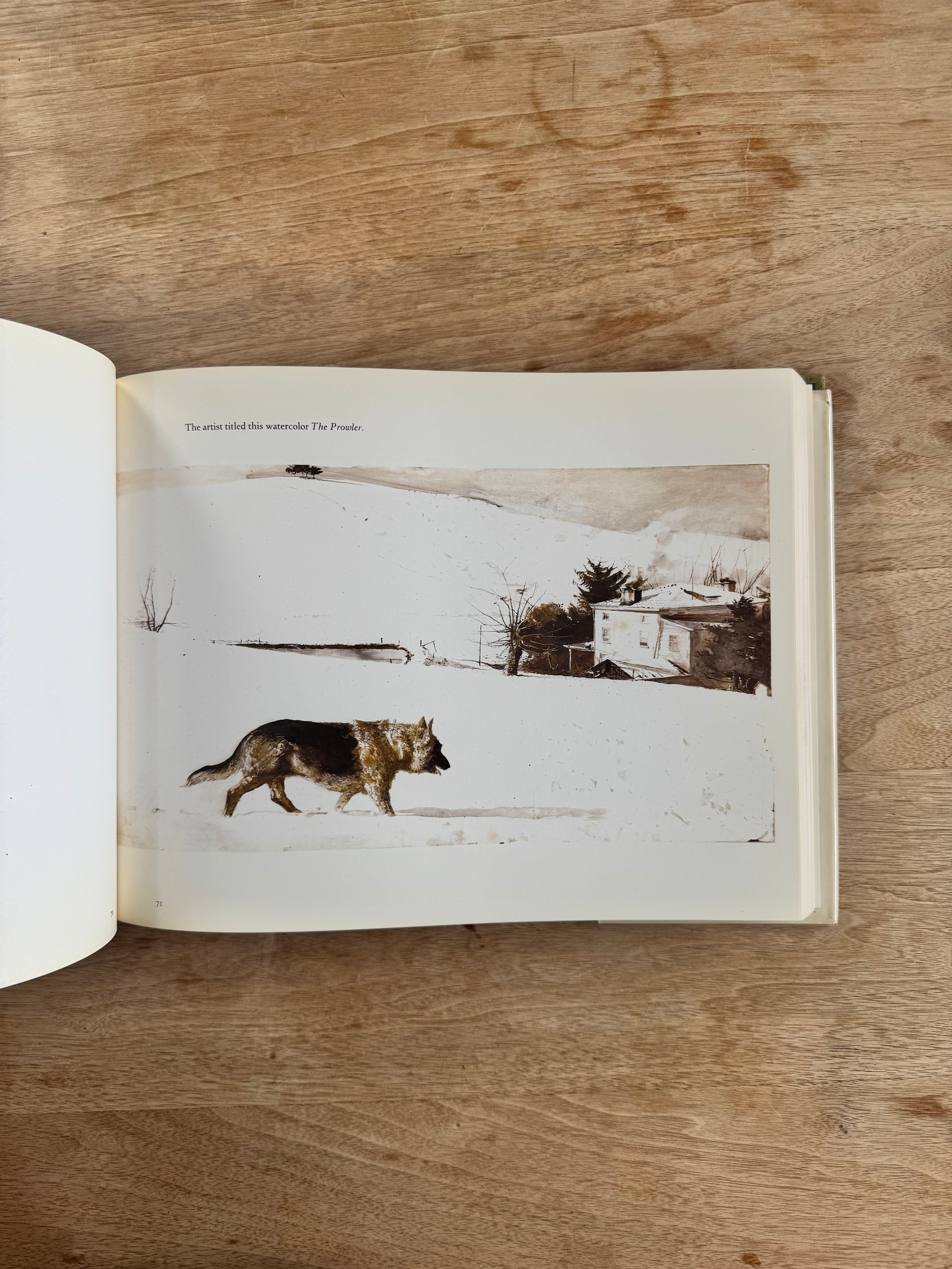 Wyeth at Kuerners, Andrew Wyeth, Betsy James Wyeth, Houghton