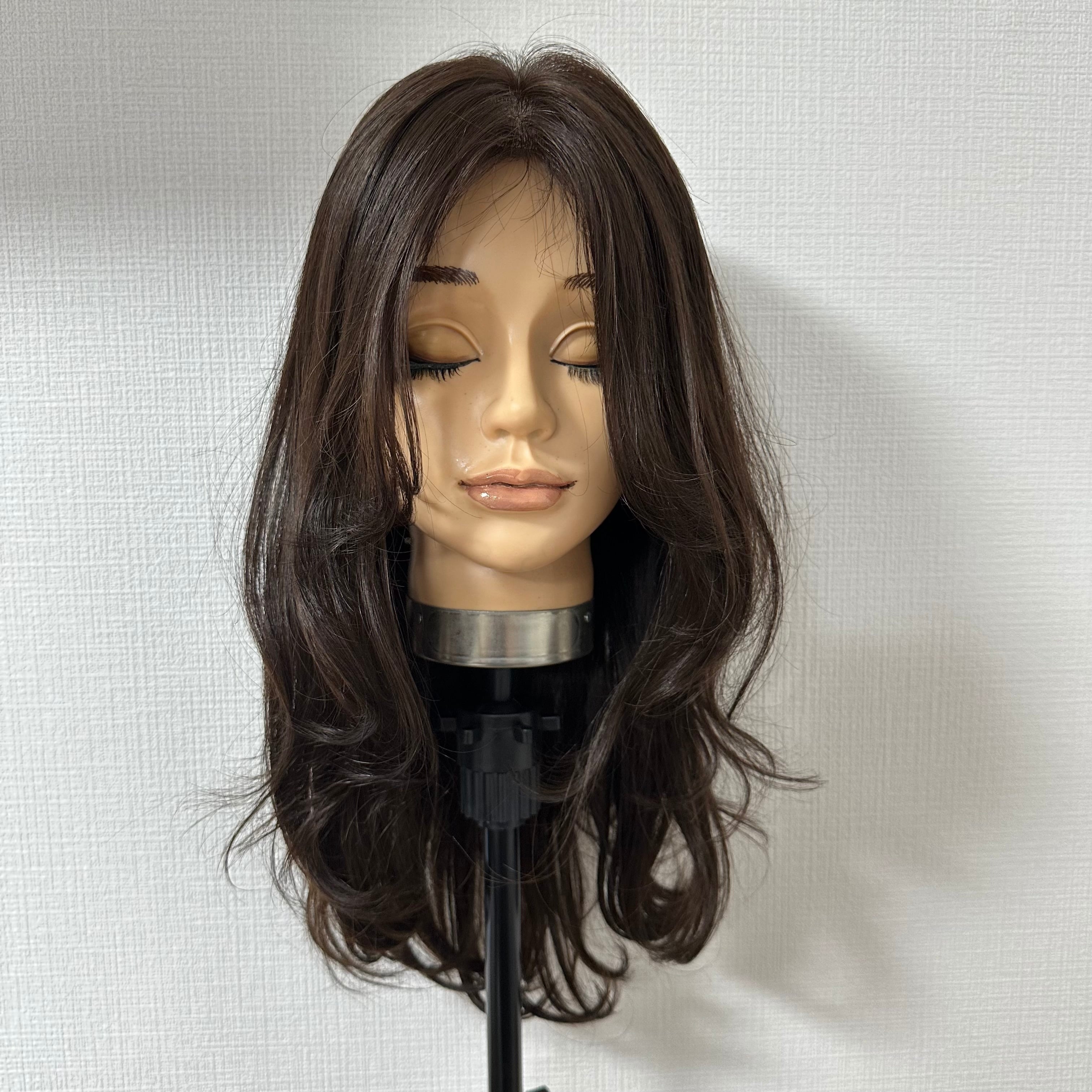 地毛なし用 商品名:メリー ナチュラルブラウン系 パーマ 百合子