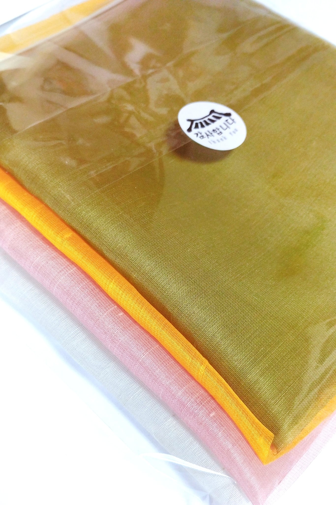 ポジャギ オクサ絹布 38cm×20cm×4色 j@24 | ポジャギの布屋 Fir tree