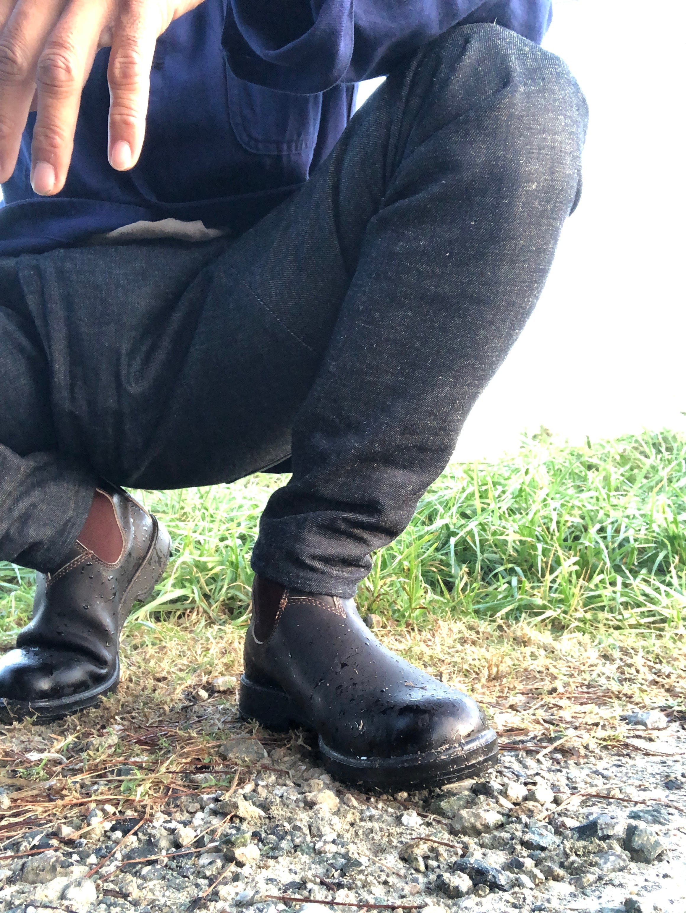 BLUNDSTONE サイドゴアブーツ500 Stout Brown(茶色) クラシックモデル