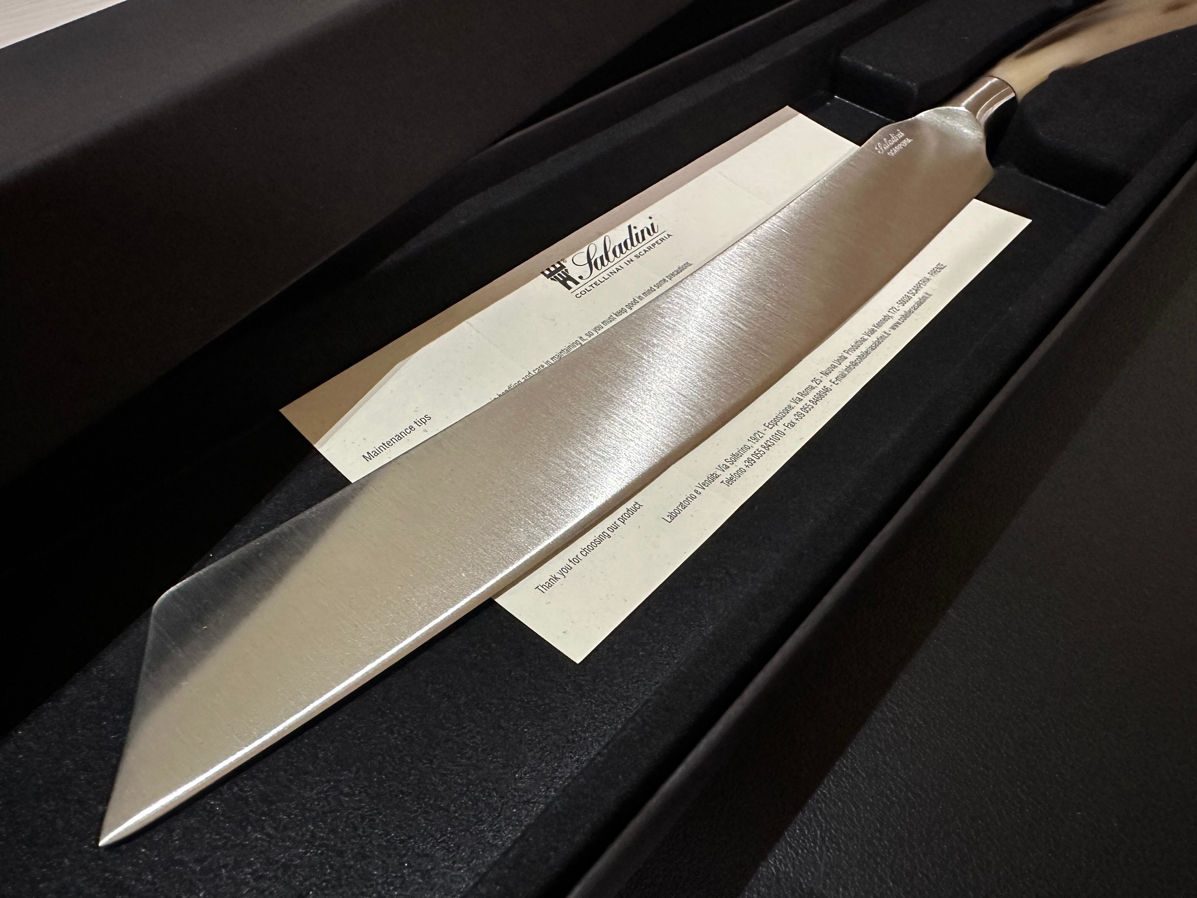 5007.C サラミ（ソーセージ用）ナイフ “牛角” COLTELLO DA SALUMI