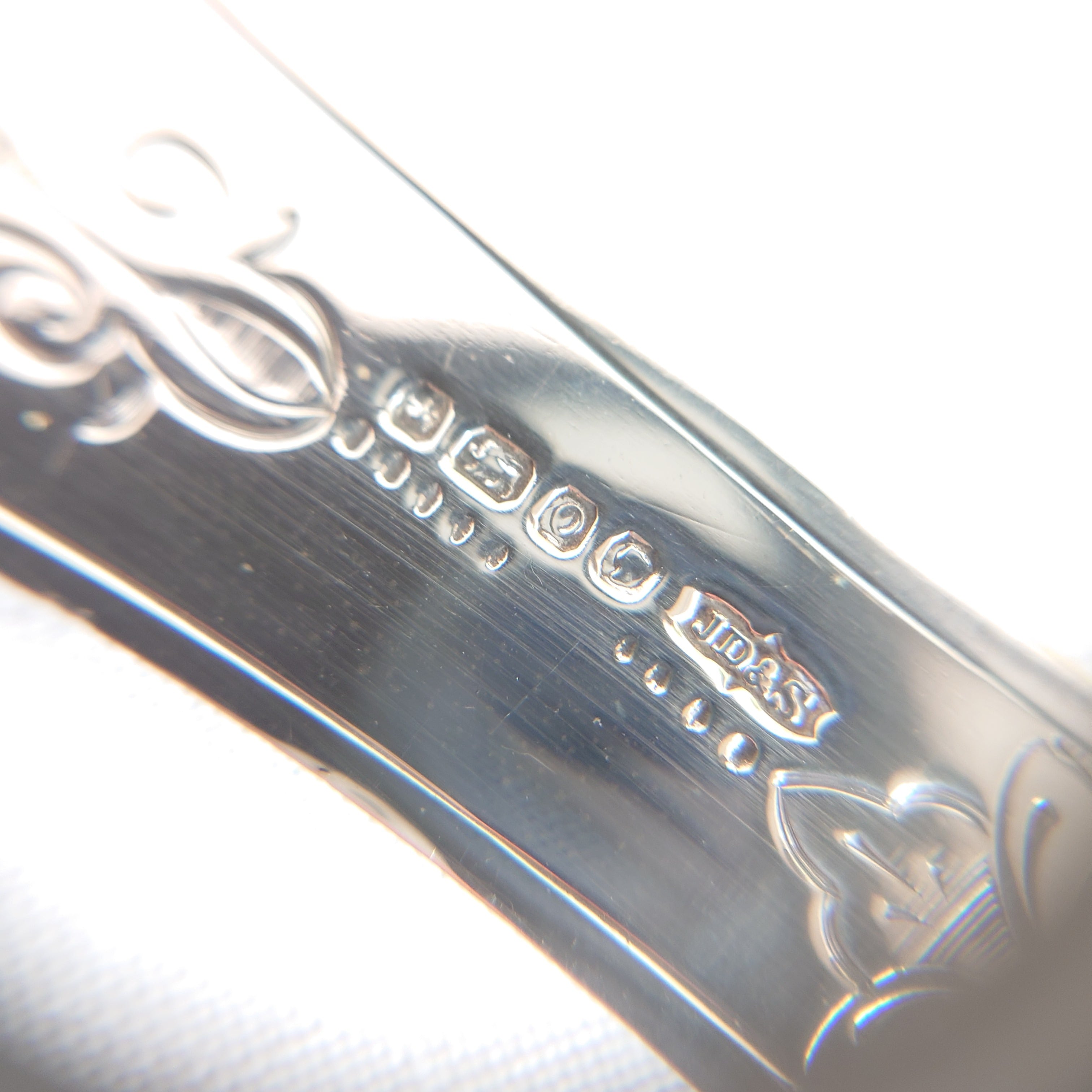 白蝶貝ハンドル 純銀 バターナイフ | アンティークショップ リベルテ