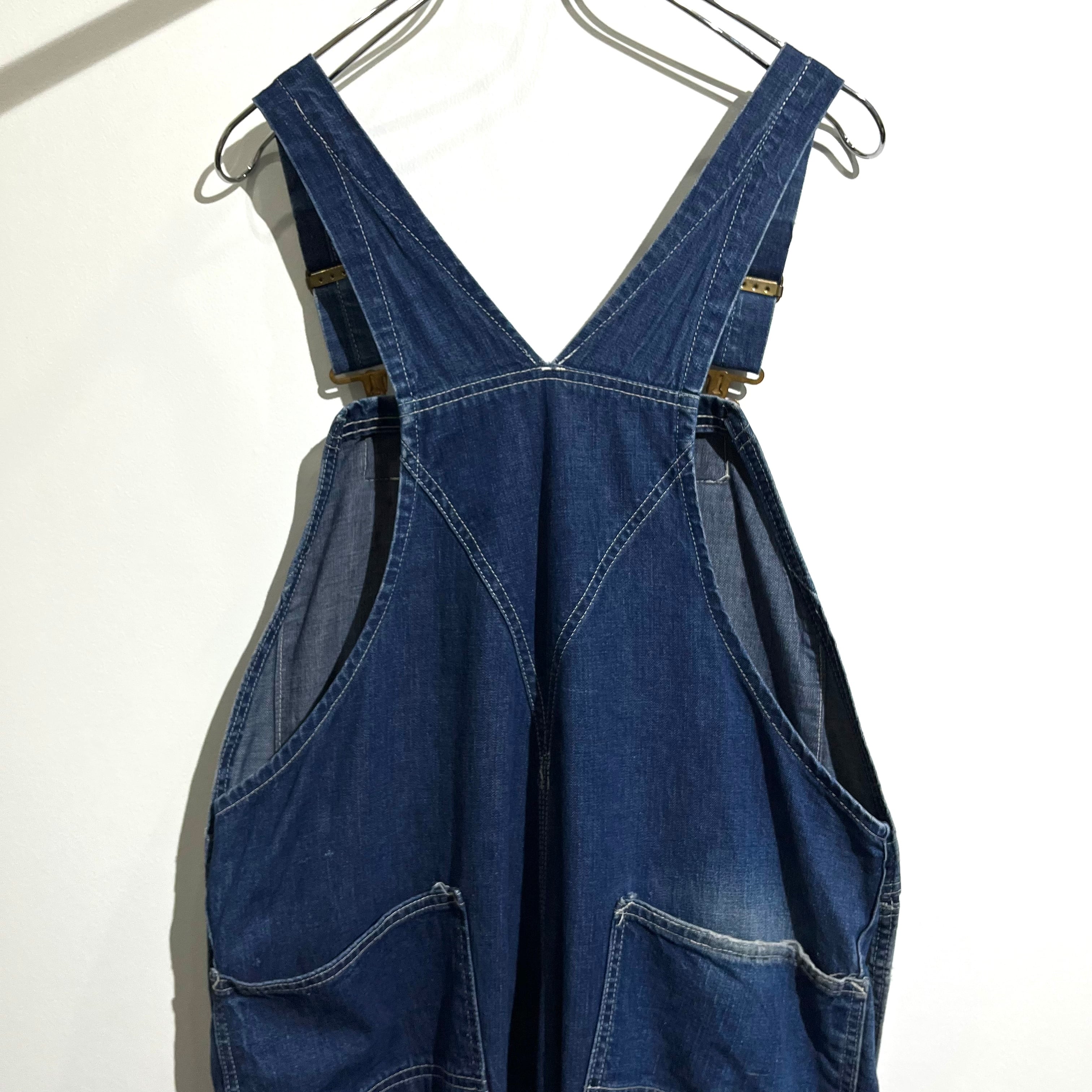 60s Carhartt HeadLight Finck 3 Name Over-Alls 60年代 カーハート