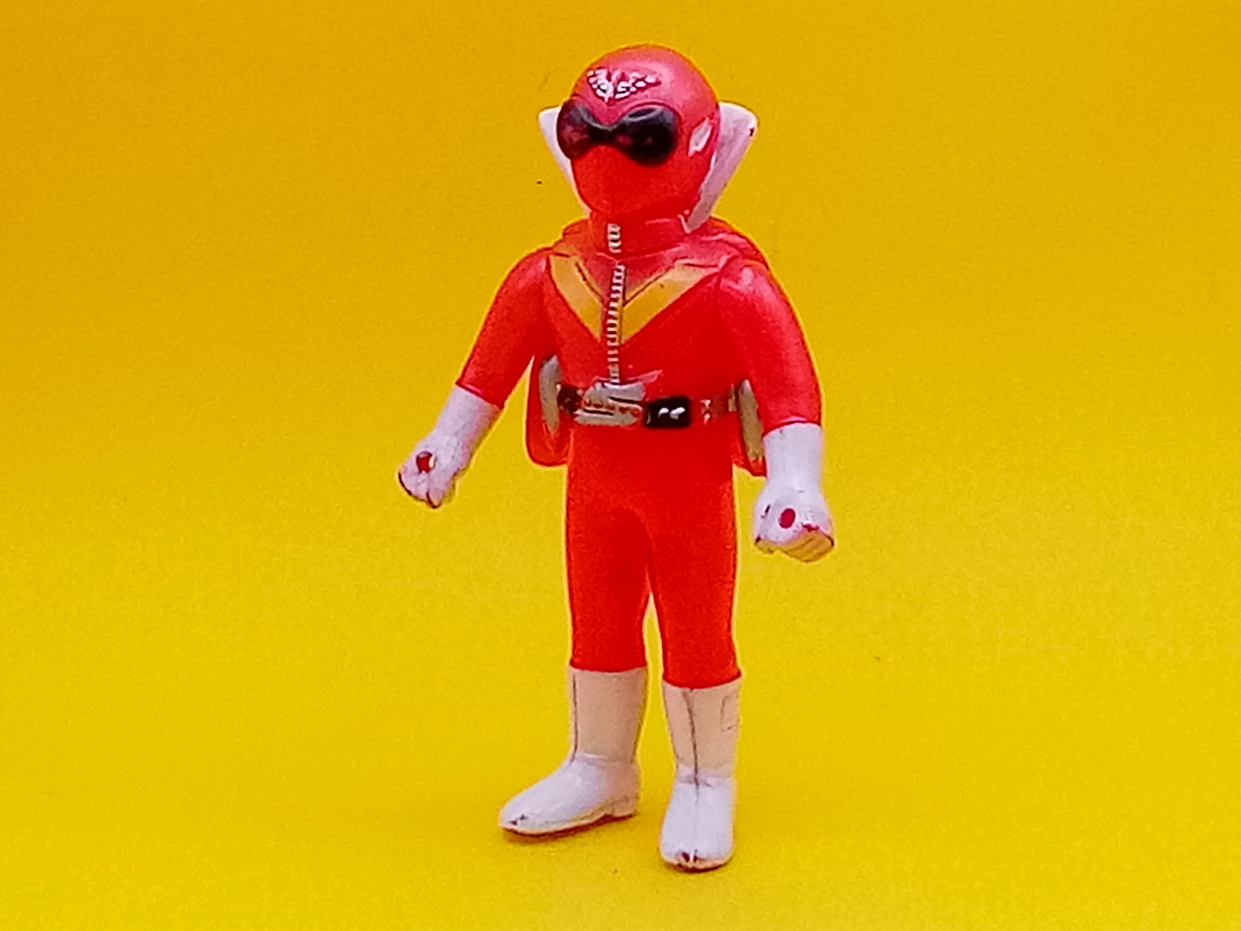 ポピー 秘密戦隊ゴレンジャー アカレンジャー ソフビ ※記名あり