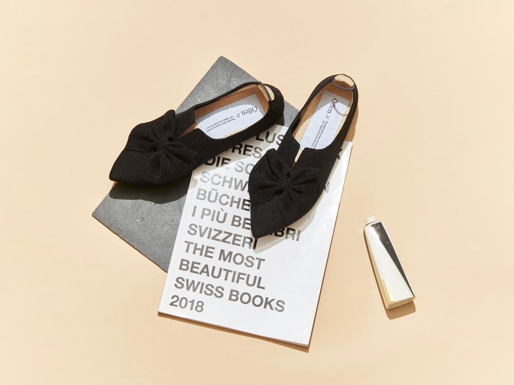 pointed-BUTTFEE / BLACK | Offen