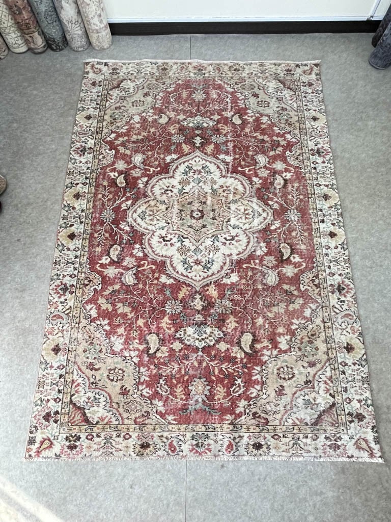 トルコ絨毯 ヴィンテージラグ 168×249cm (TRE8957) | ヴィンテージラグ