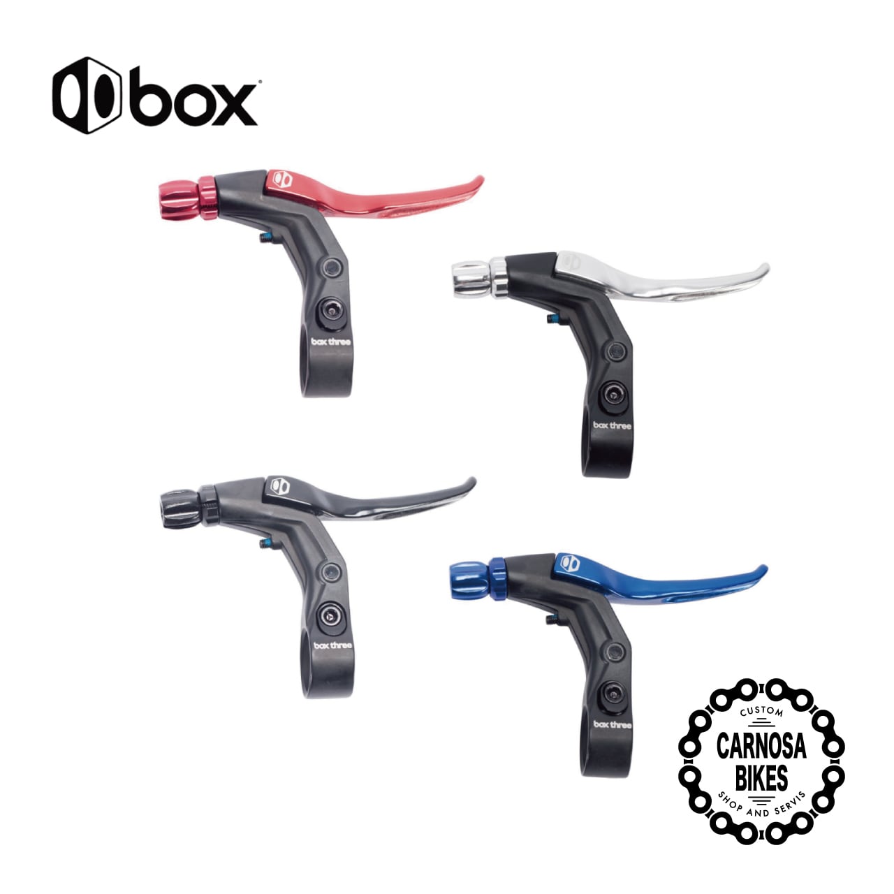 BOX】THREE V-Point Brake Lever [スリー ブイポイントブレーキレバー