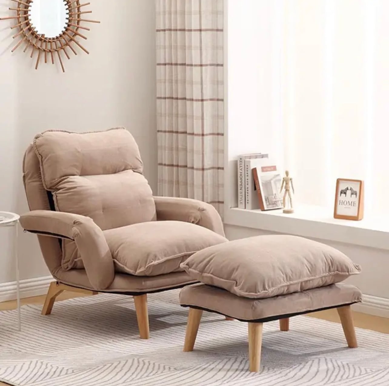 unco モダンデザイン オットマン ベージュ MODERN DECO（モダンデコ