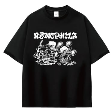 Motto Zenryoku Zenshin Tシャツ 黒【M、L、XL】 | NEMOPHILA SHOP