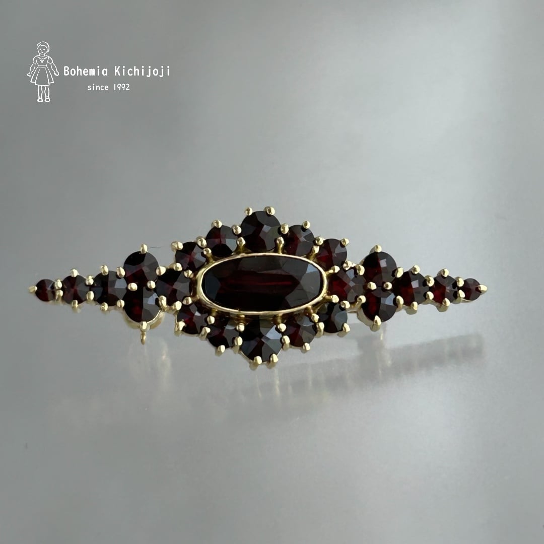 ガーネット】ブローチ（クラシック／G） | ボヘミア吉祥寺