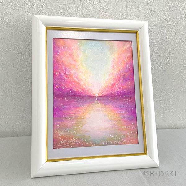 アクリル画｜煌めく陽の光シリーズ☆Will☆｜アクリル絵の具で描いた