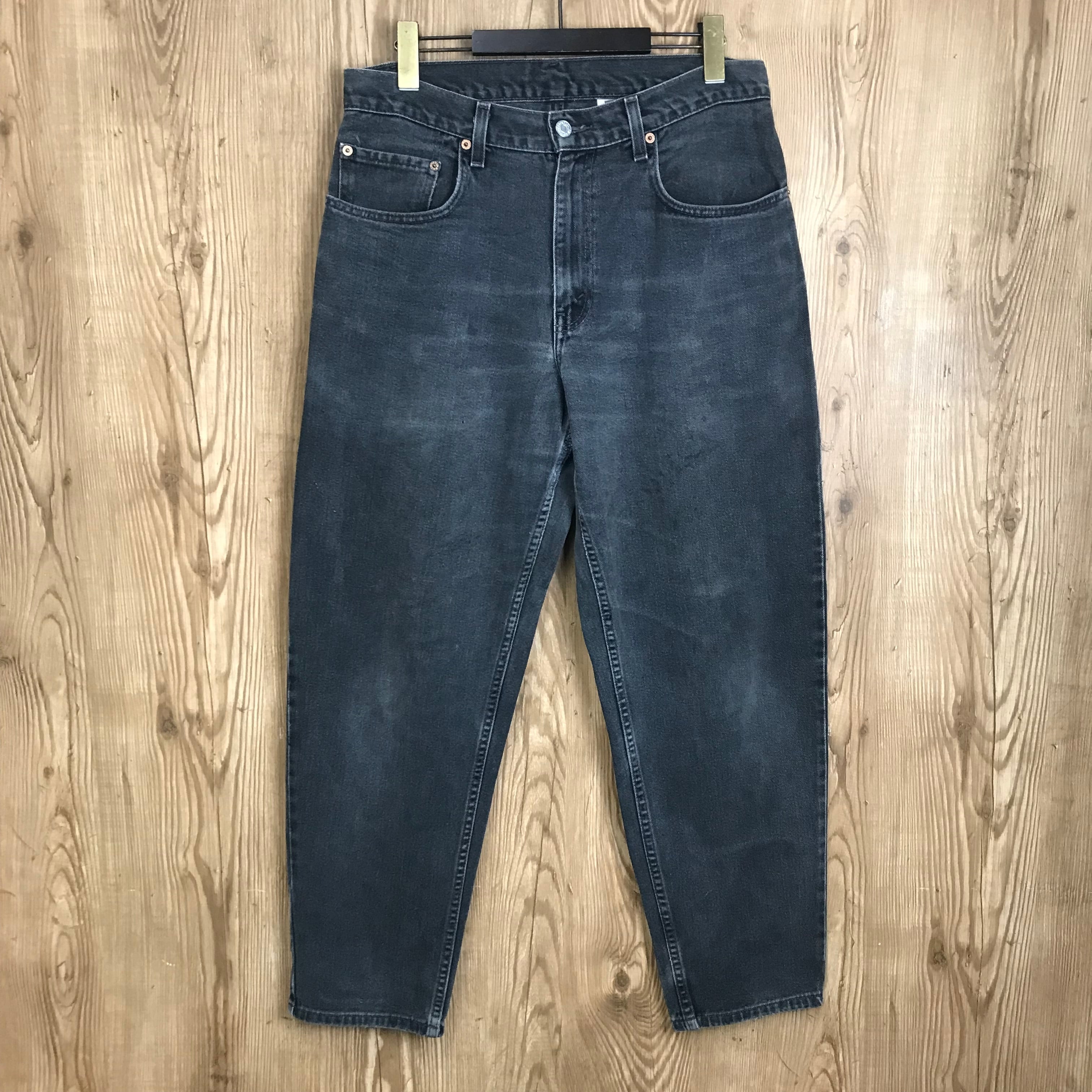 メキシコ製 00s Levi's 560 Loose Fit Black Denim Pants リーバイス