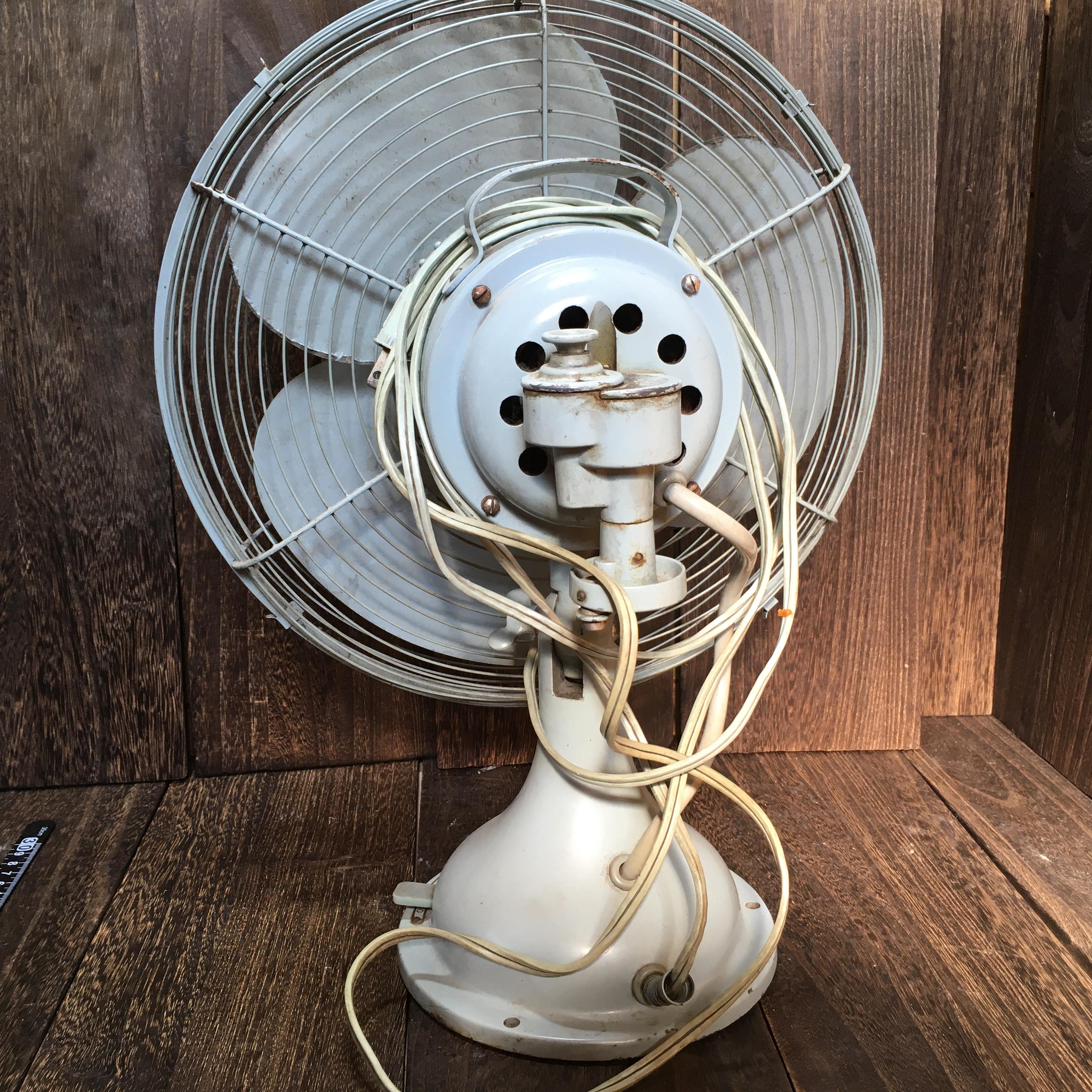 明電舎 レトロ扇風機 アンティーク 昭和レトロ 当時物 DY-322-2K