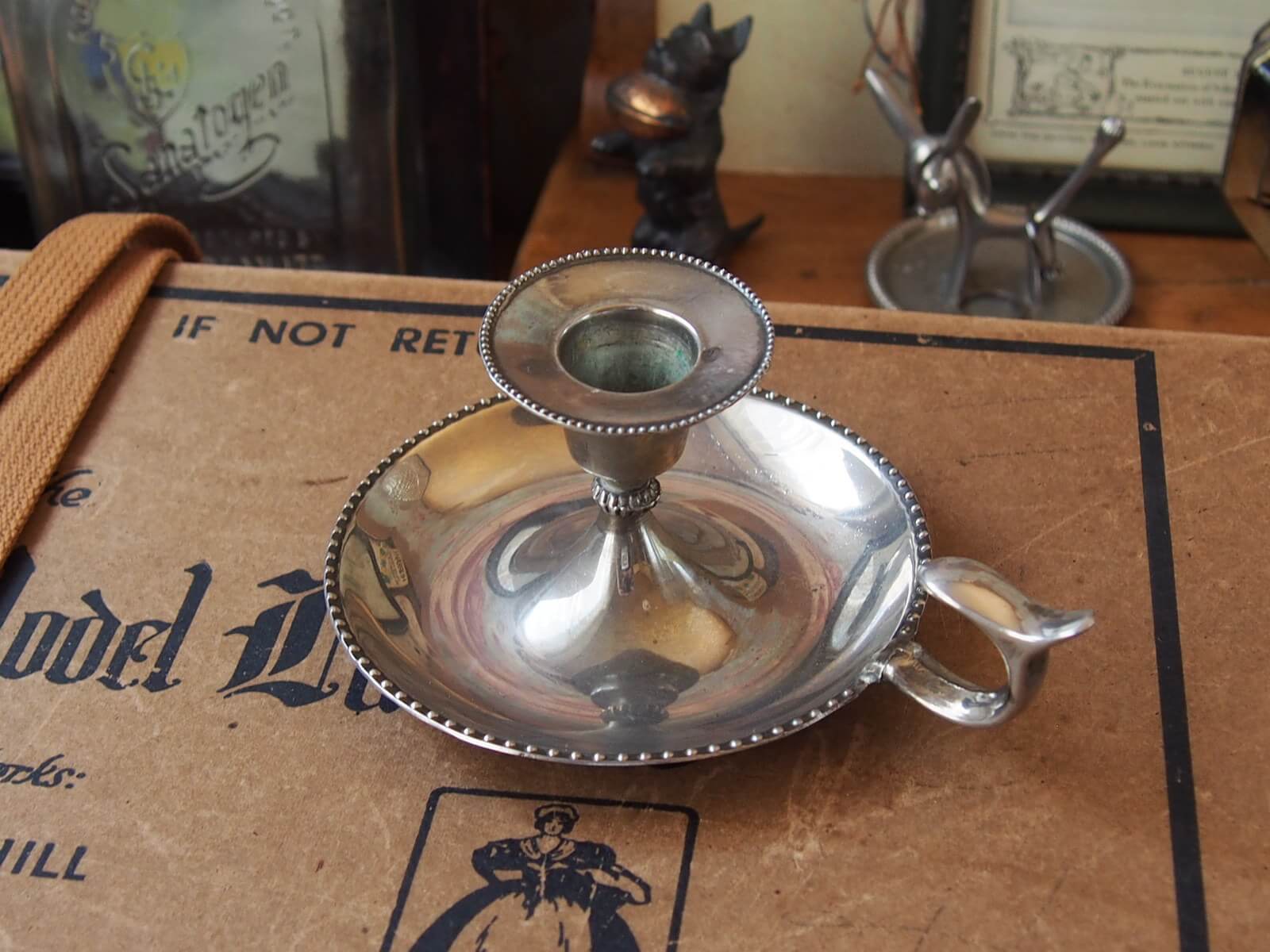 イギリスアンティーク キャンドルホルダー ろうそく立て | Bonny Bee