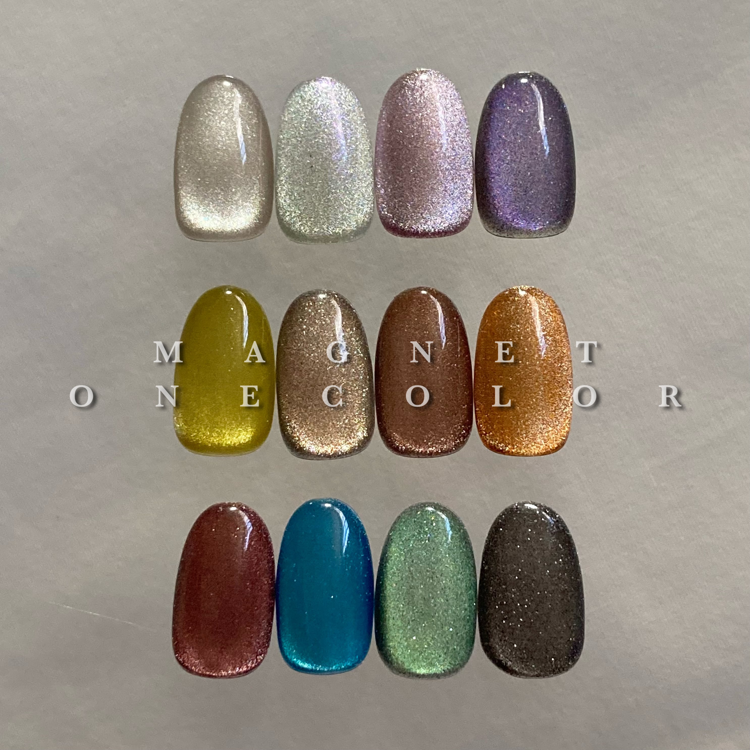 MAGNET ONE COLOR｜マグネットネイル ネイルチップ うるうるネイル