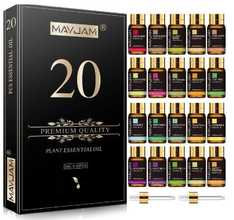 MAYJAM エッセンシャルオイル 精油 天然植物抽出 アロマテラピー