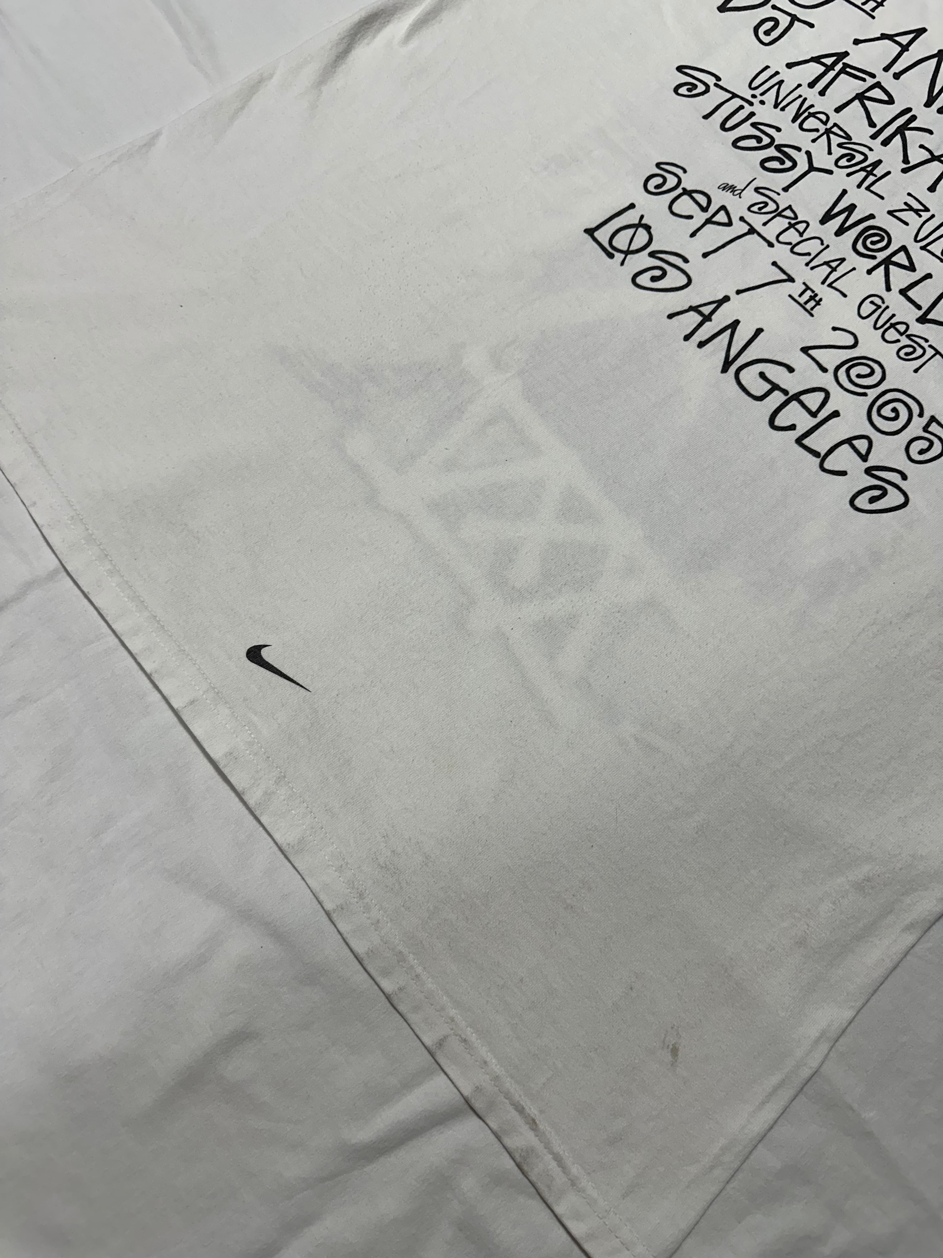 00s STUSSY 25th Anniversary PARTY AFRIKA BAMBARA NIKE TEE. L