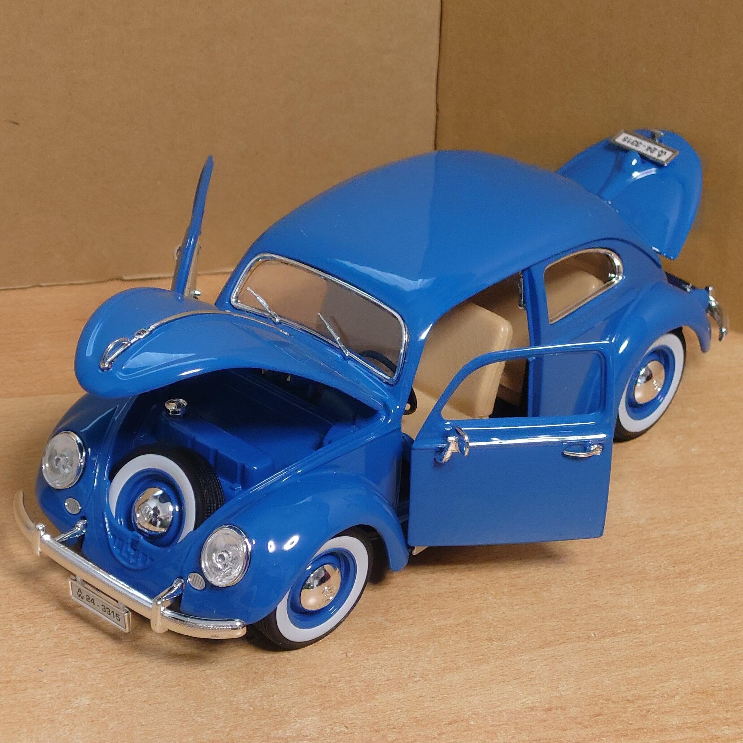 1/18 フォルクスワーゲン ビートル ブルー VW BEETLE 1955 ダイ