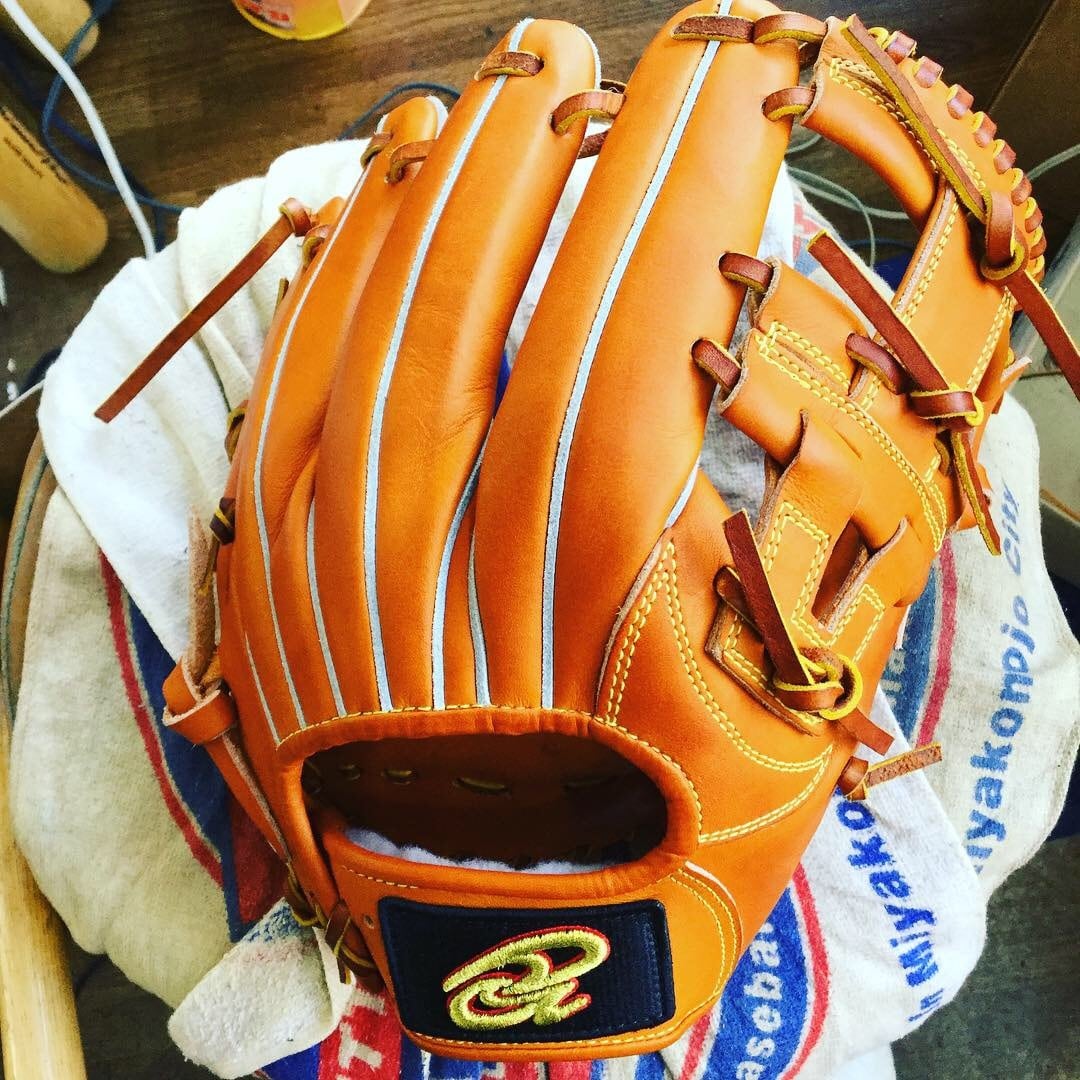 ドナイヤ】硬式内野手用 サイズ7 山田哲人選手使用モデル右投げ【湯