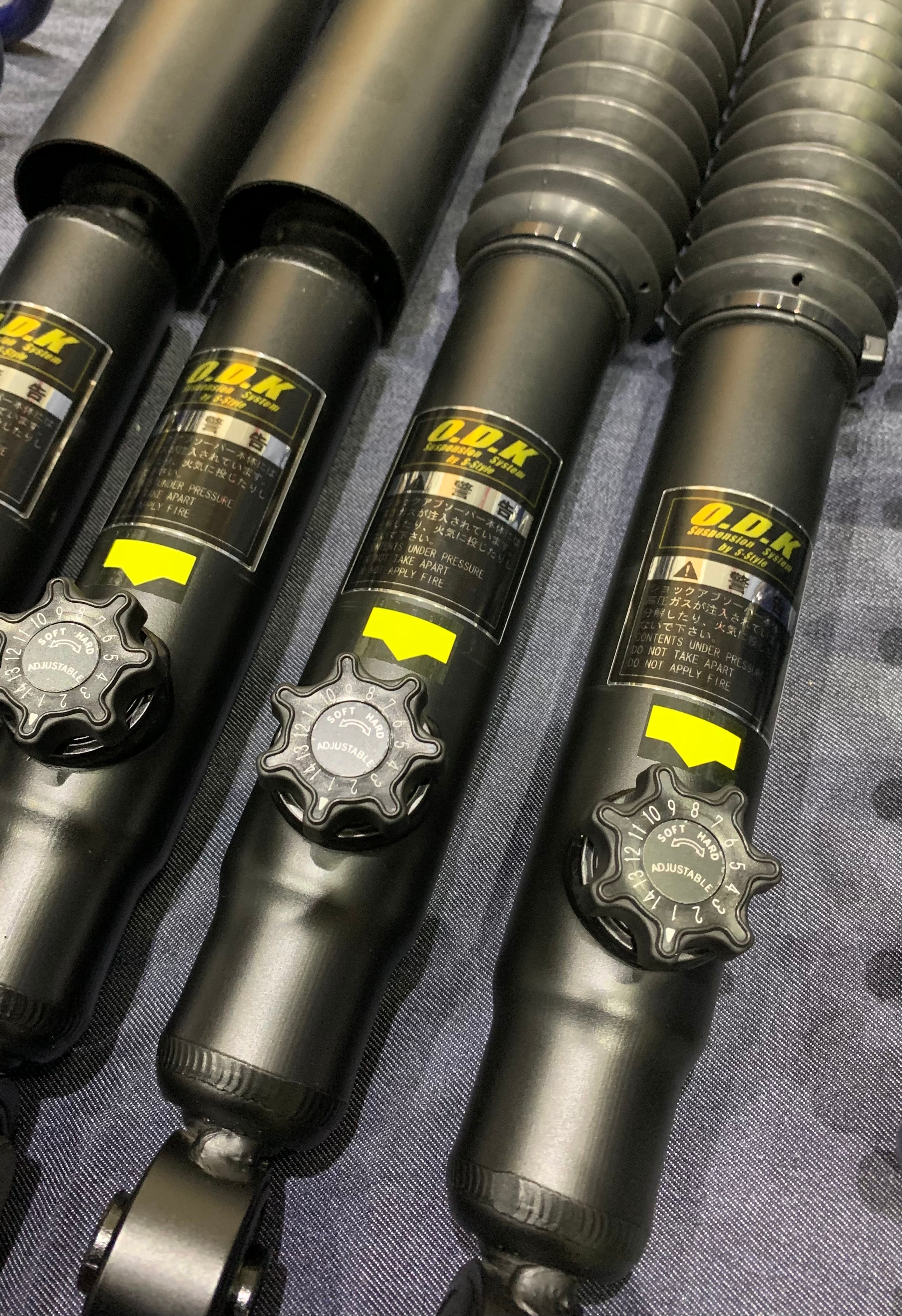 JB64/74 ODK 減衰力14段調整式 ショックアブソーバー フワフワ解消